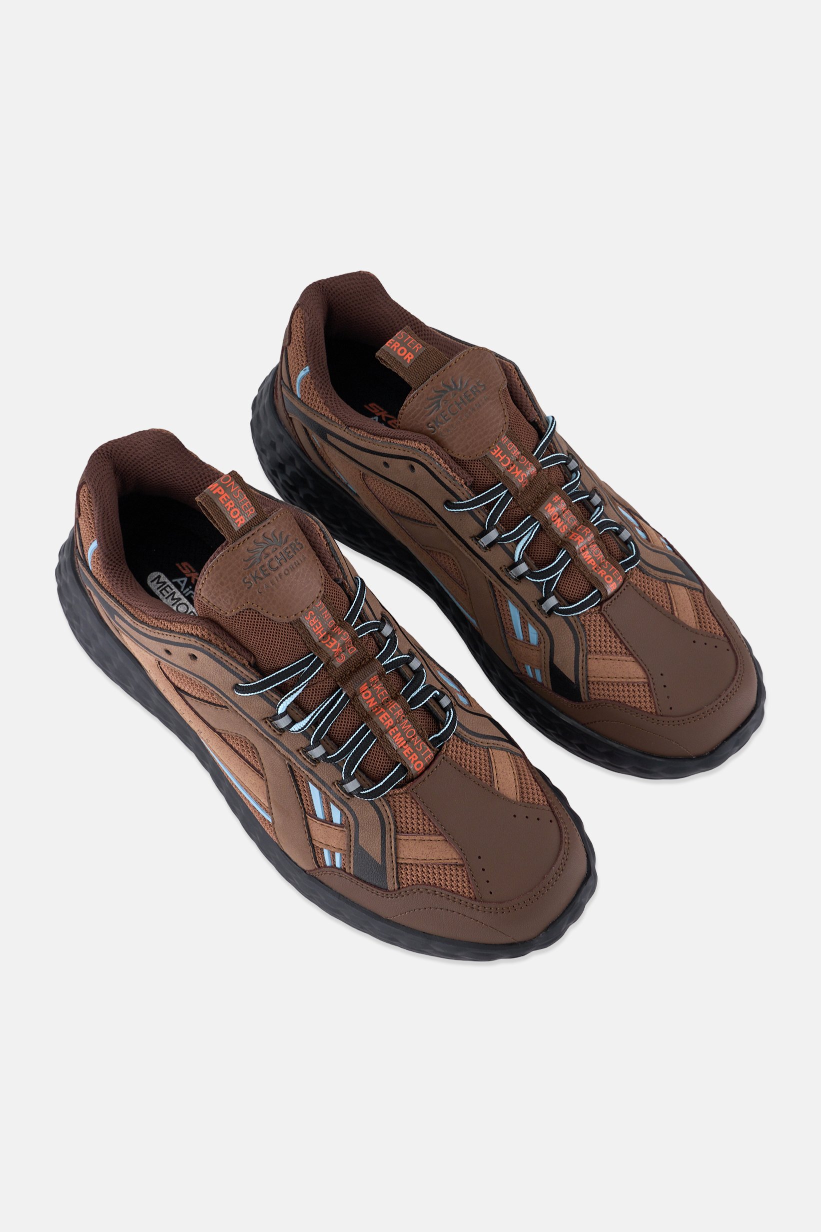 Buy Skechers Men Monster Emperor Lace Up Outdoor Shoes, Brown Online ...
