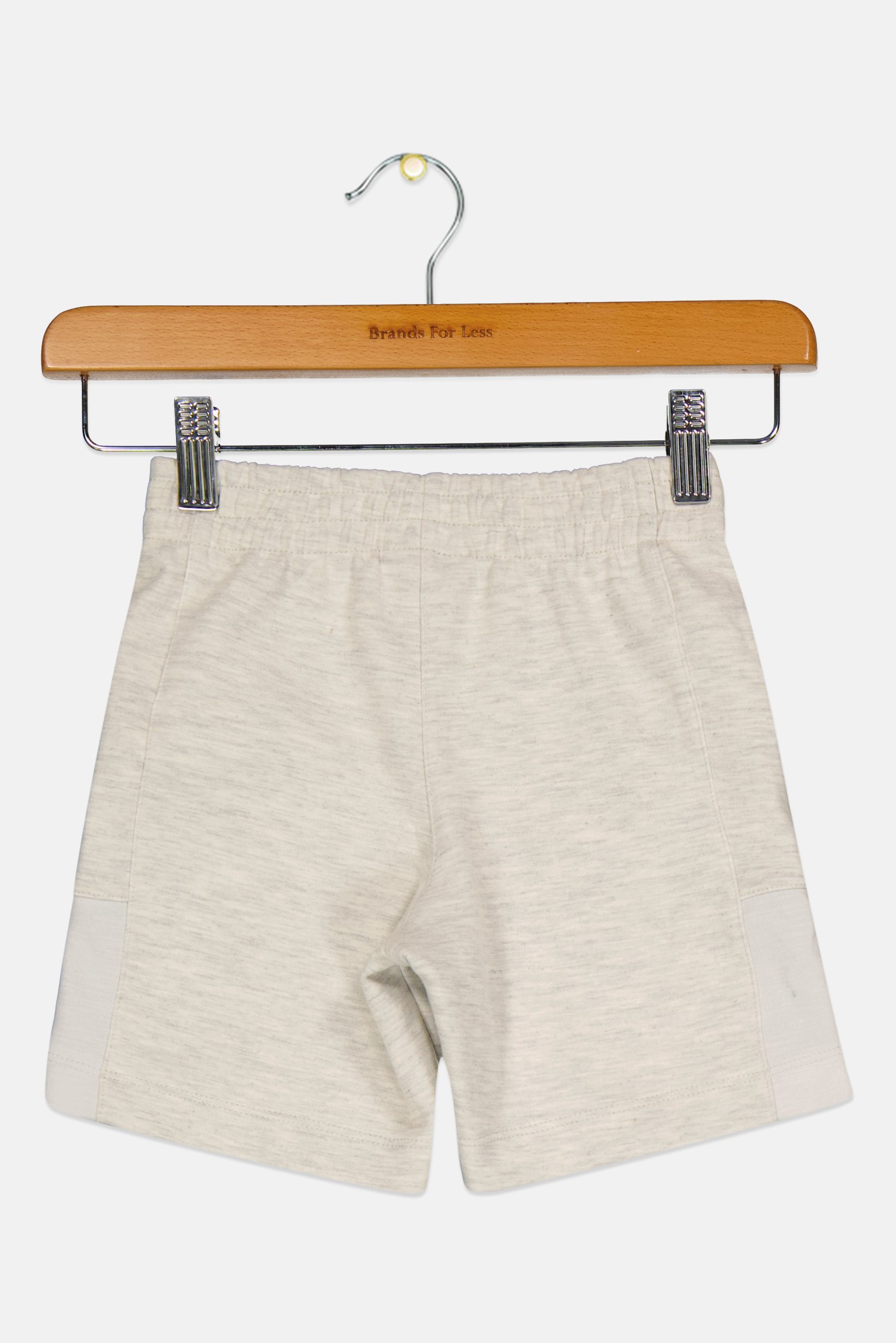 Toddlers Boy Brand Logo Outdoor Shorts, Off-White
