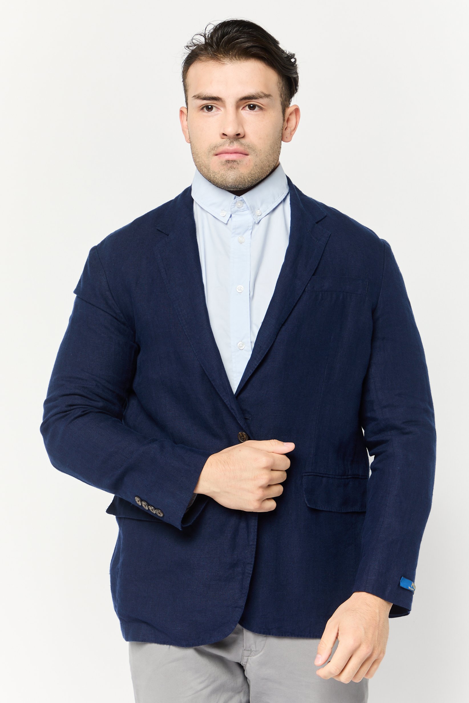 Polo Ralph Lauren Men Modern Fit Solid Casual Blazer, Navy
