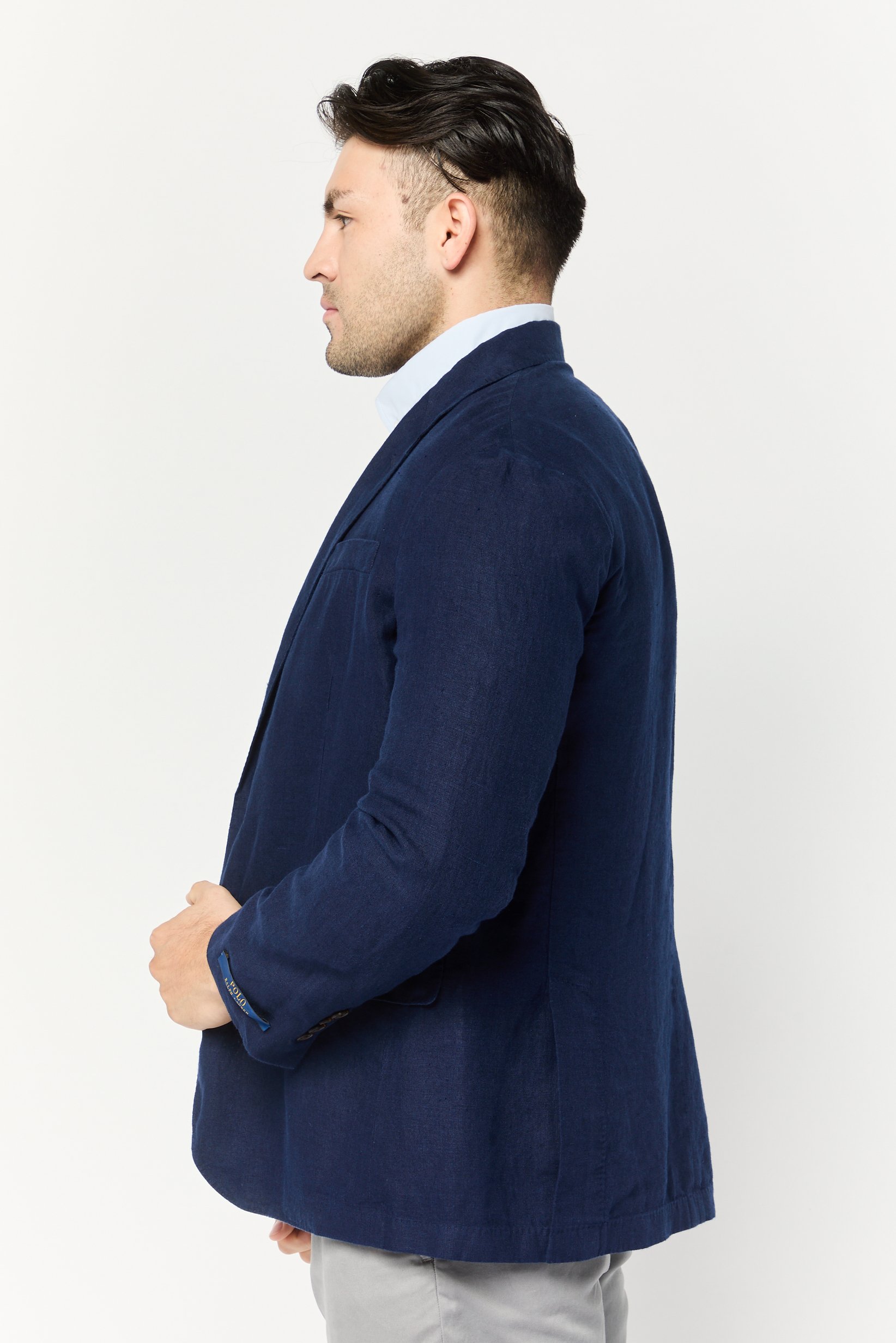 Polo Ralph Lauren Men Modern Fit Solid Casual Blazer, Navy