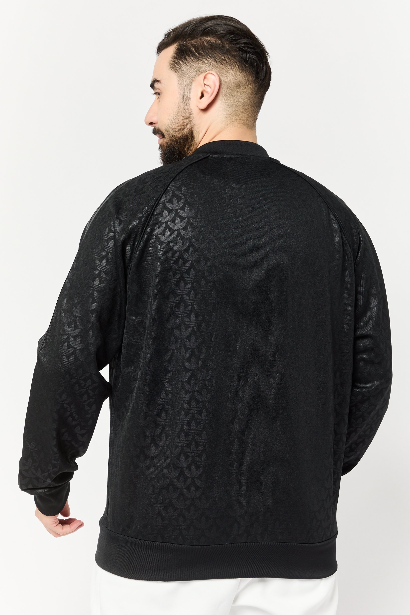 Men Sportswear Fit Long Sleeves Outdoor Jacket, Black