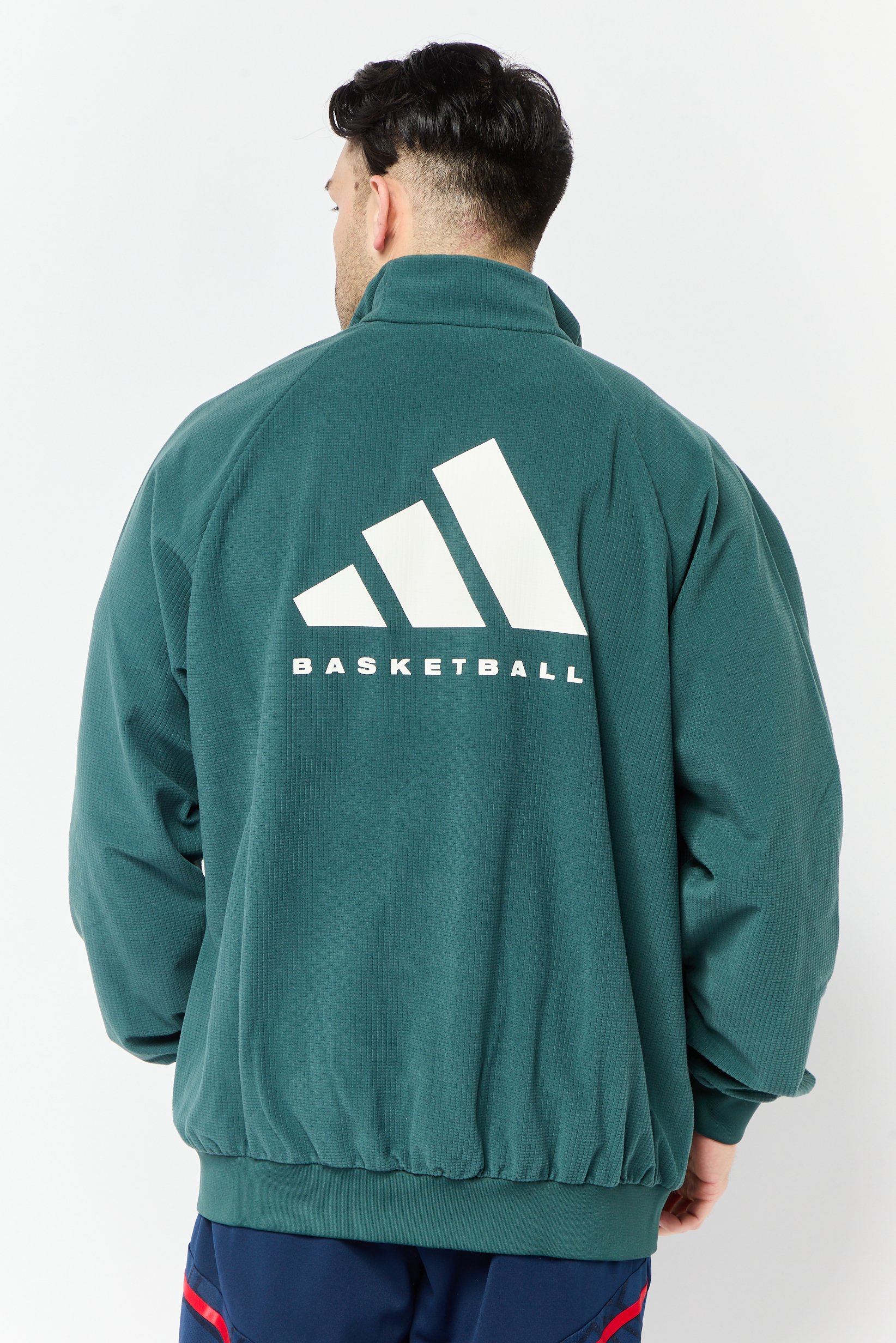 Men Sportswear Fit Long Sleeves Training Jacket, Green