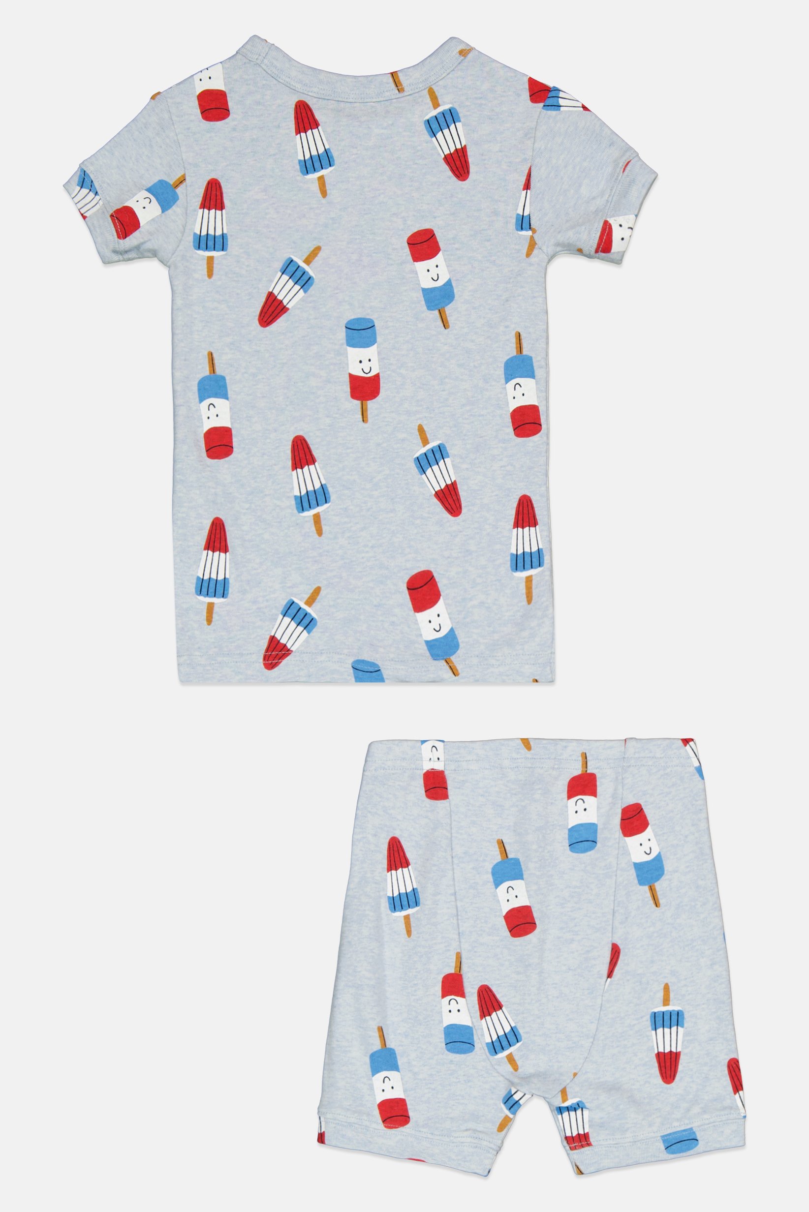 Toddlers Boy 2Pcs Allover Print Sleepwear Set, Multicolor