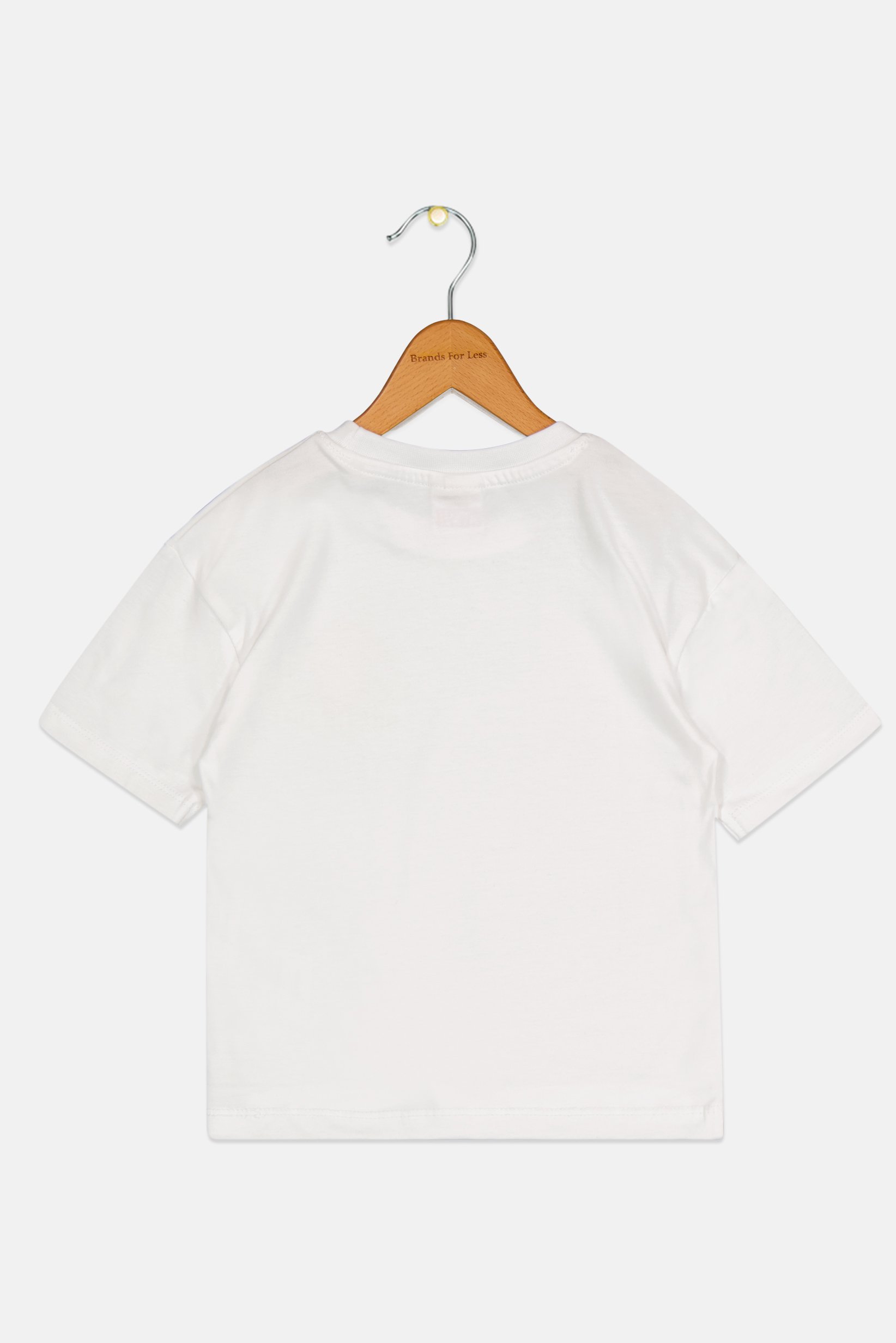 Toddlers Boy Crew Neck Short Sleeves Graphic Print T-Shirt, White