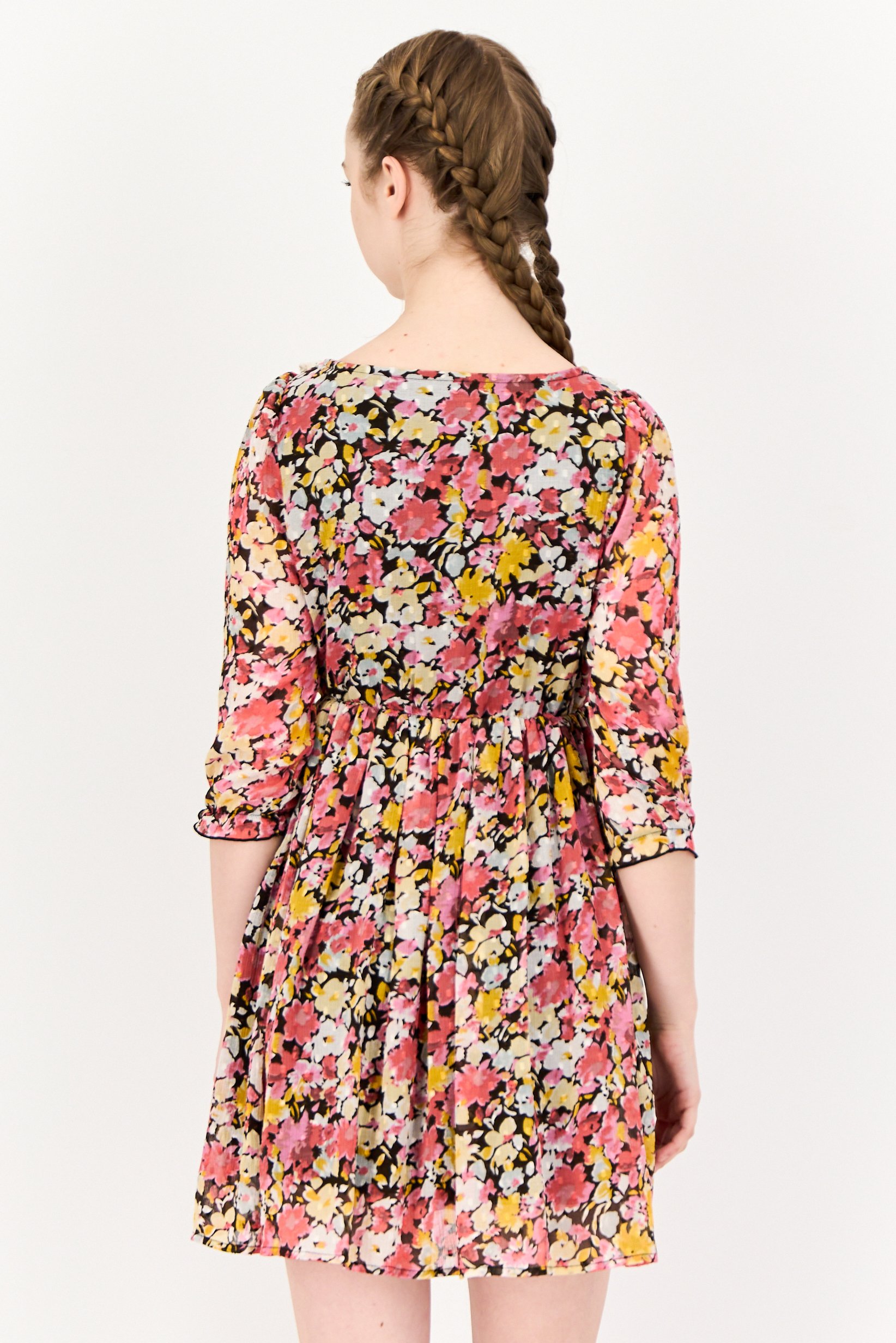 Buy Only Women Floral Print Mini Dress, Multicolor Online | Brands For Less