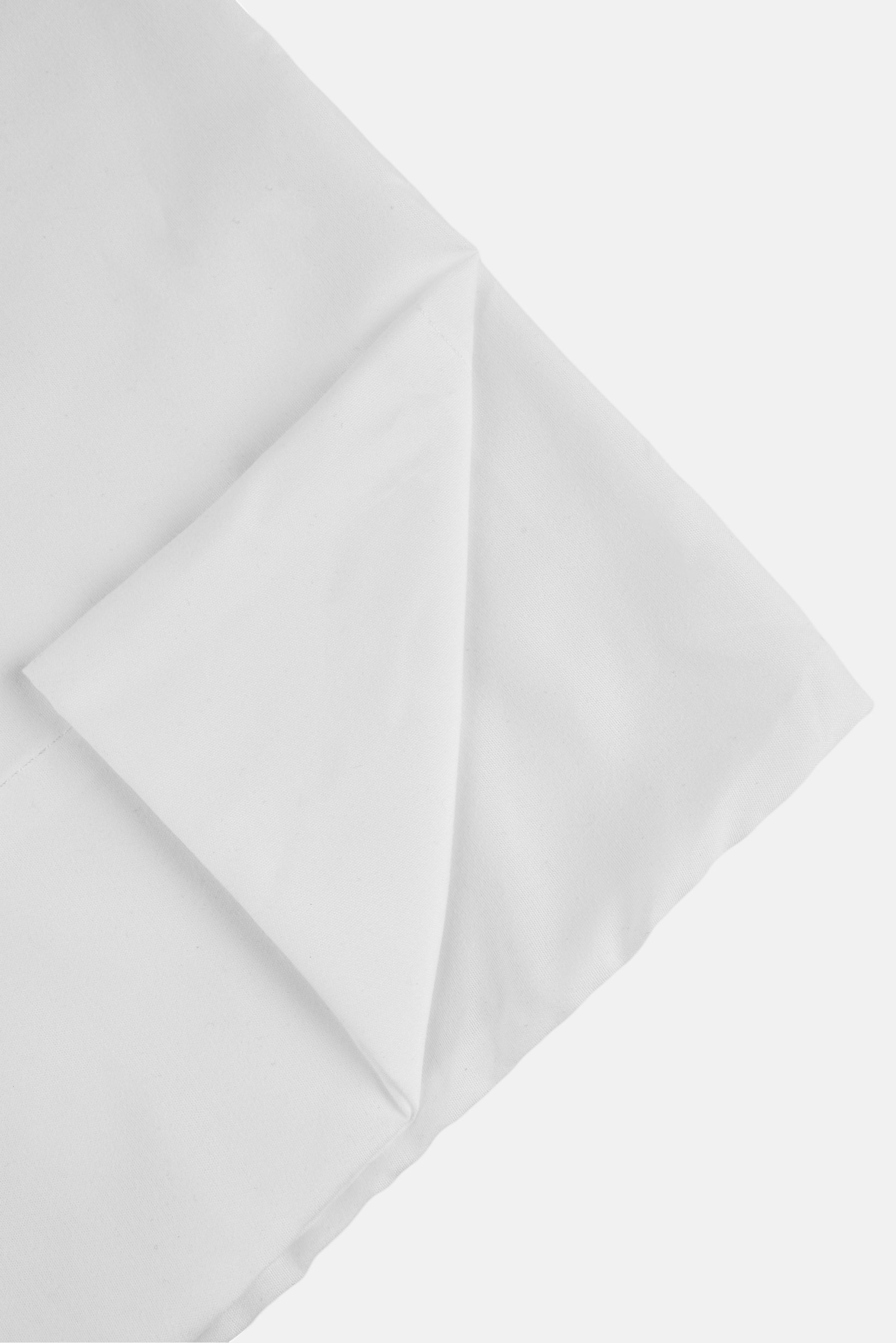 6 Pieces Queen Plain Flat Sheet With Pillow Case Set, White