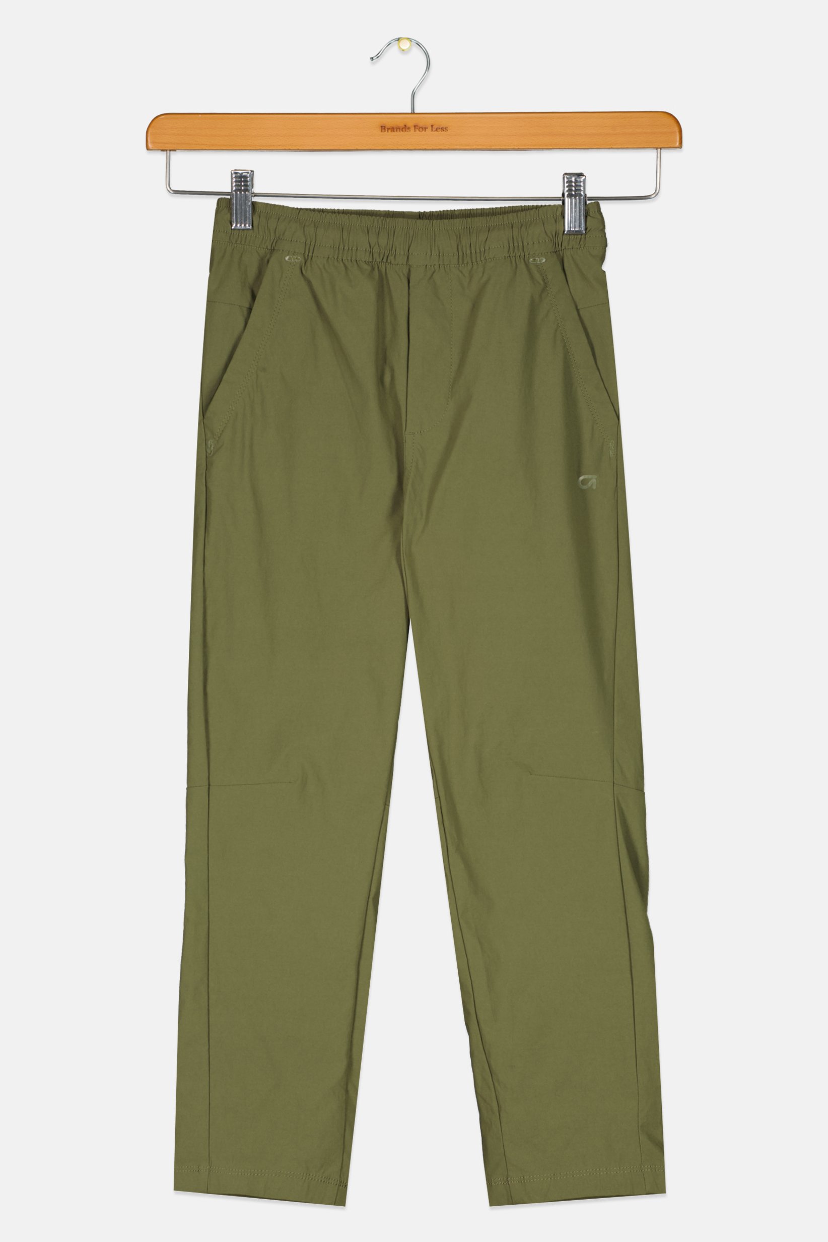 Kids Boy Solid Joggers Pants, Olive