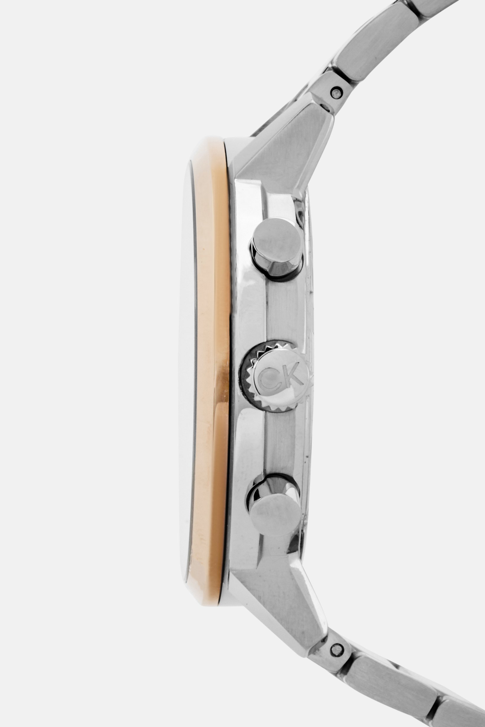 Buy Calvin Klein Men 25200064 Stainless Steel Analog Two Tone Watch ...