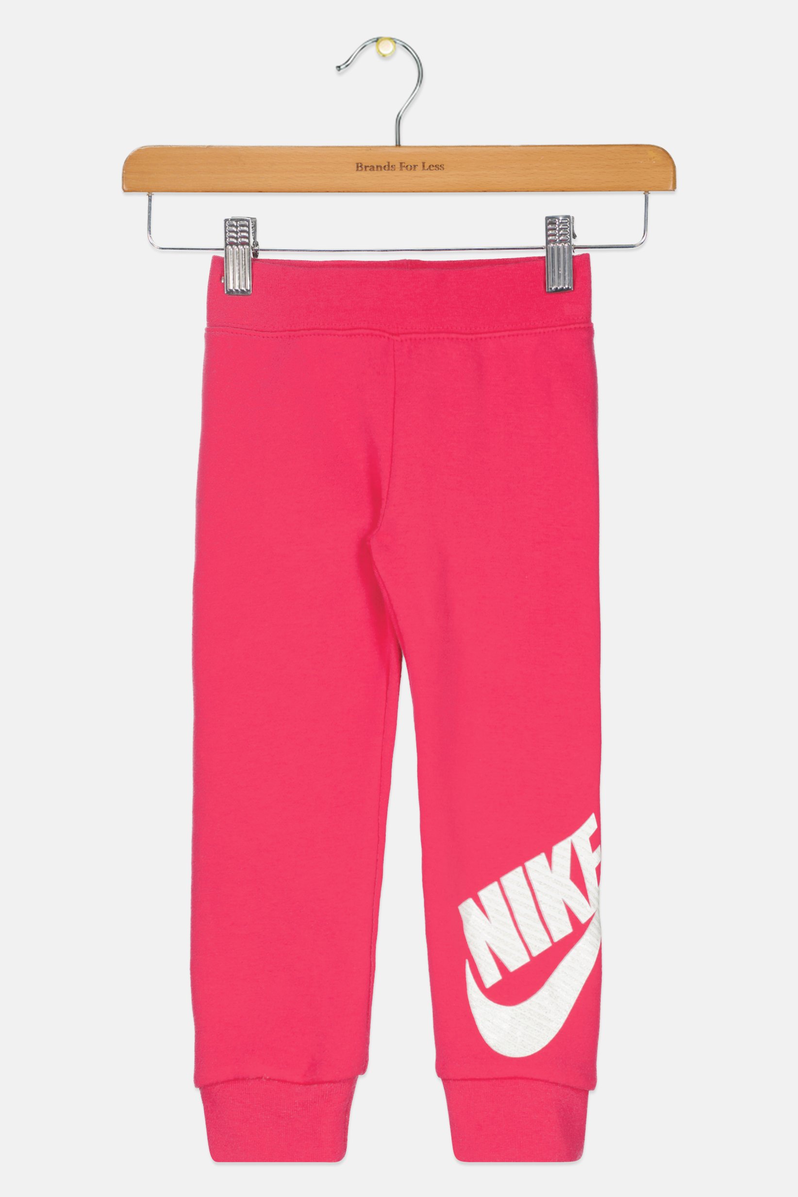 Toddlers Girl Brand Logo Outdoor Sweatpants, Pink