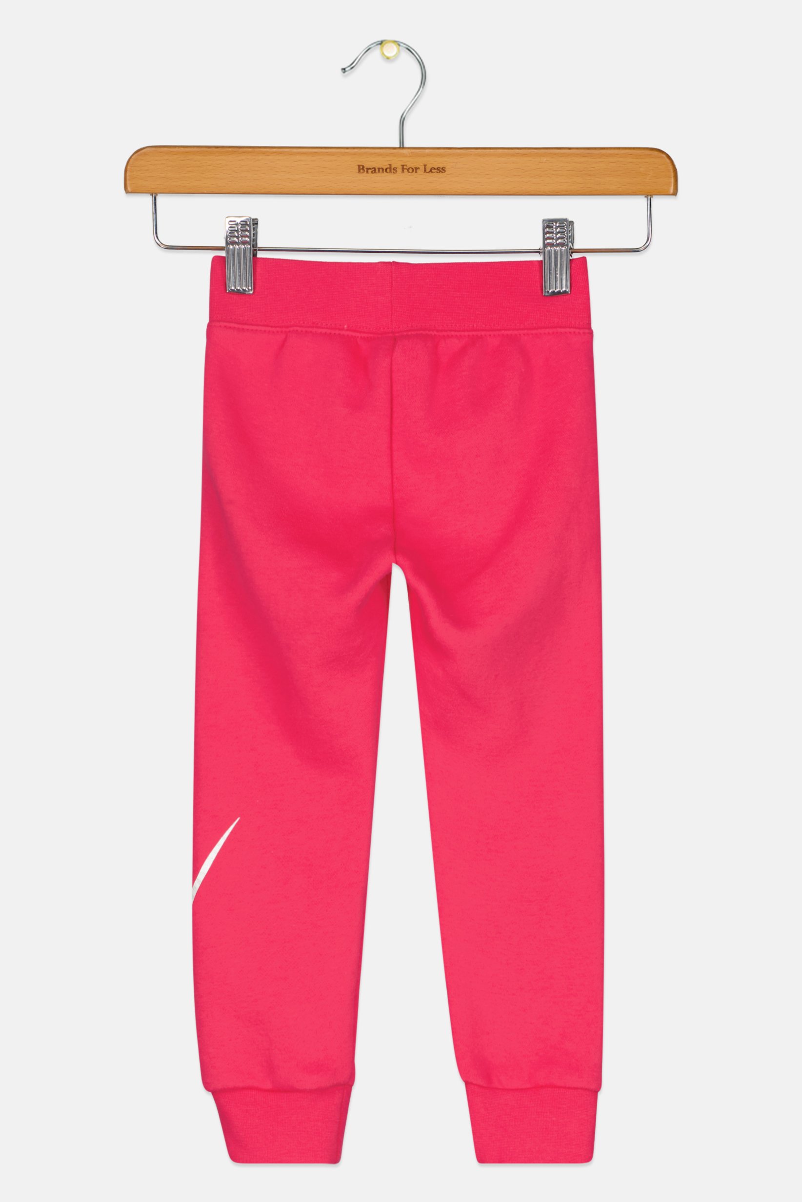Toddlers Girl Brand Logo Outdoor Sweatpants, Pink