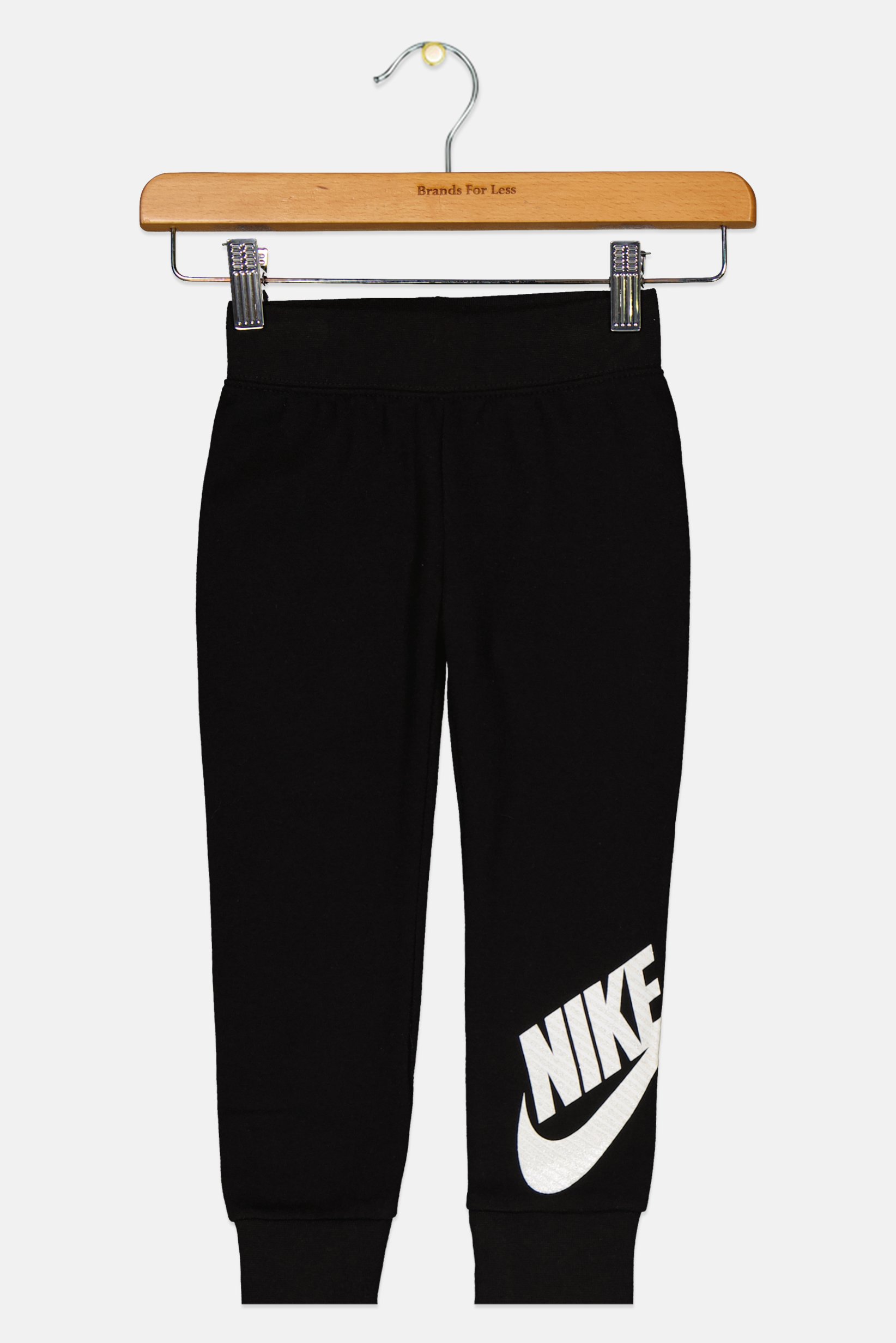 Toddlers Boy Brand Logo Outdoor Sweatpants, Black