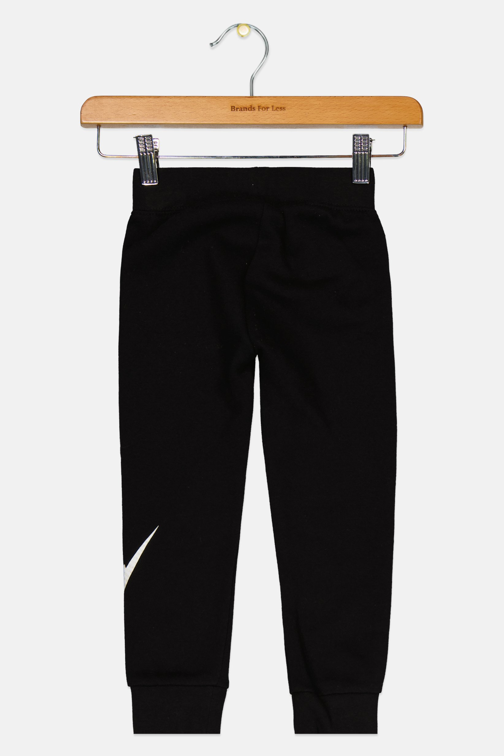 Toddlers Boy Brand Logo Outdoor Sweatpants, Black