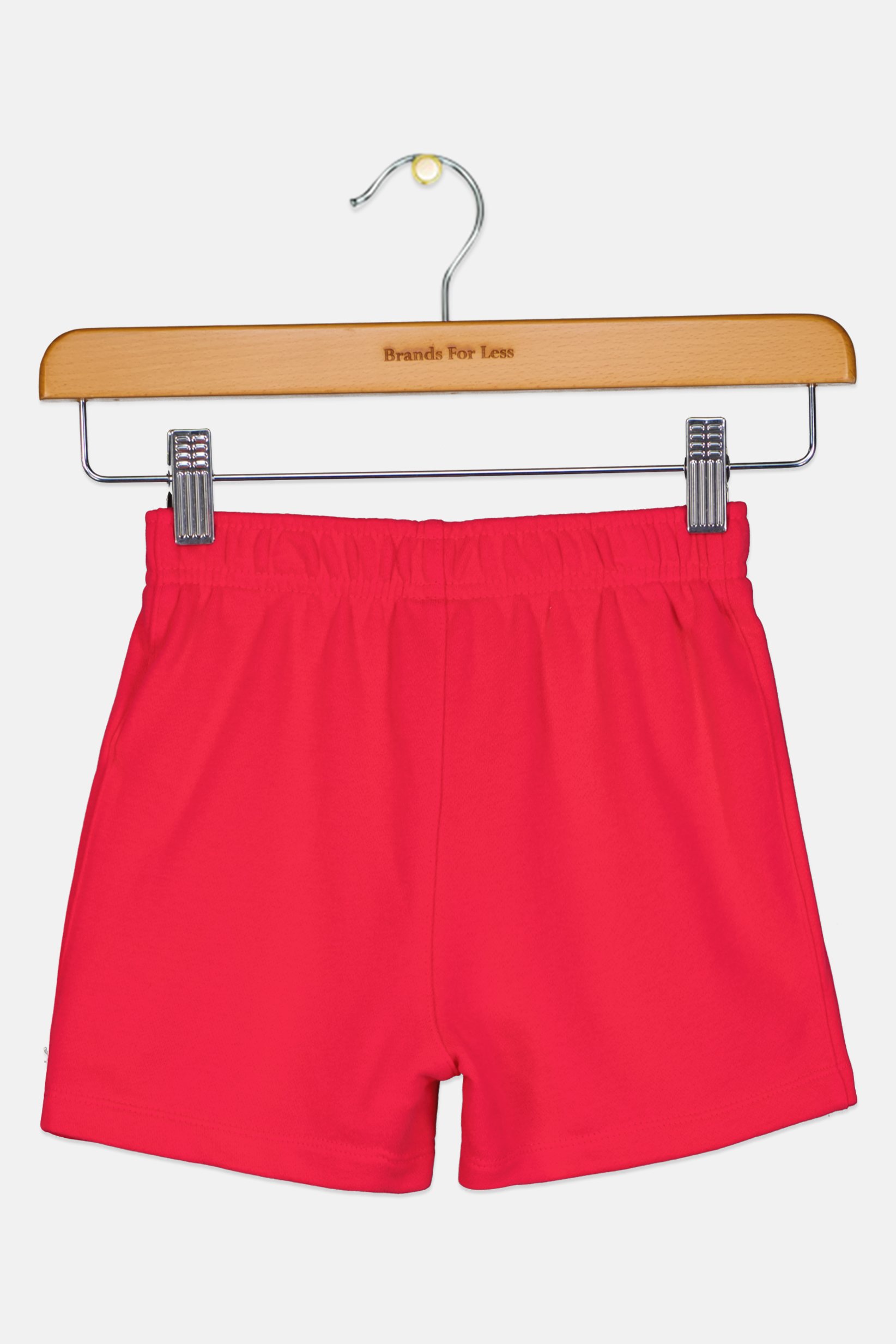 Kids Girl Embroidered Logo Outdoor Shorts, Pink