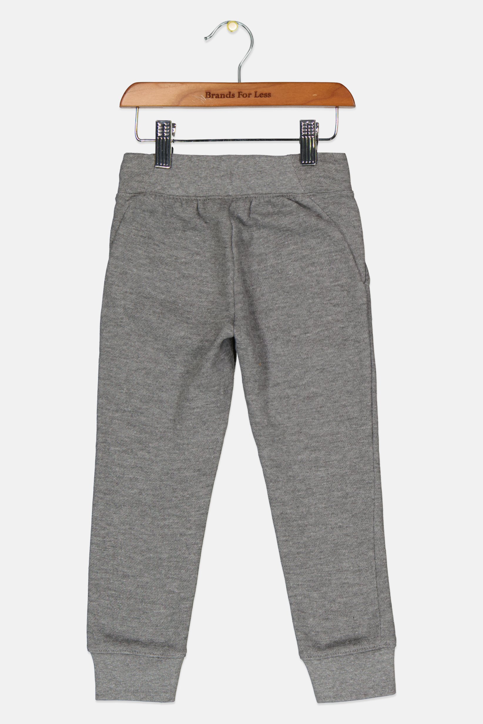 Toddlers Girl Brand Logo Outdoor Sweatpants, Grey
