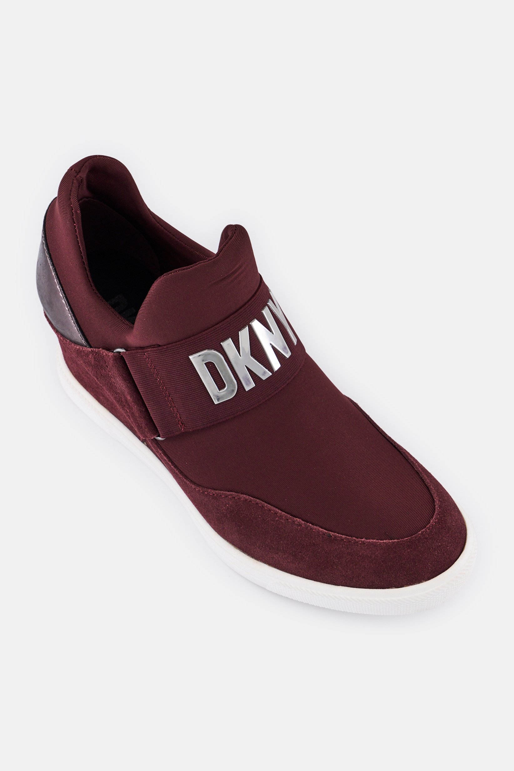 Women Cosmos Slip On Micro Suede Sneakers, Maroon