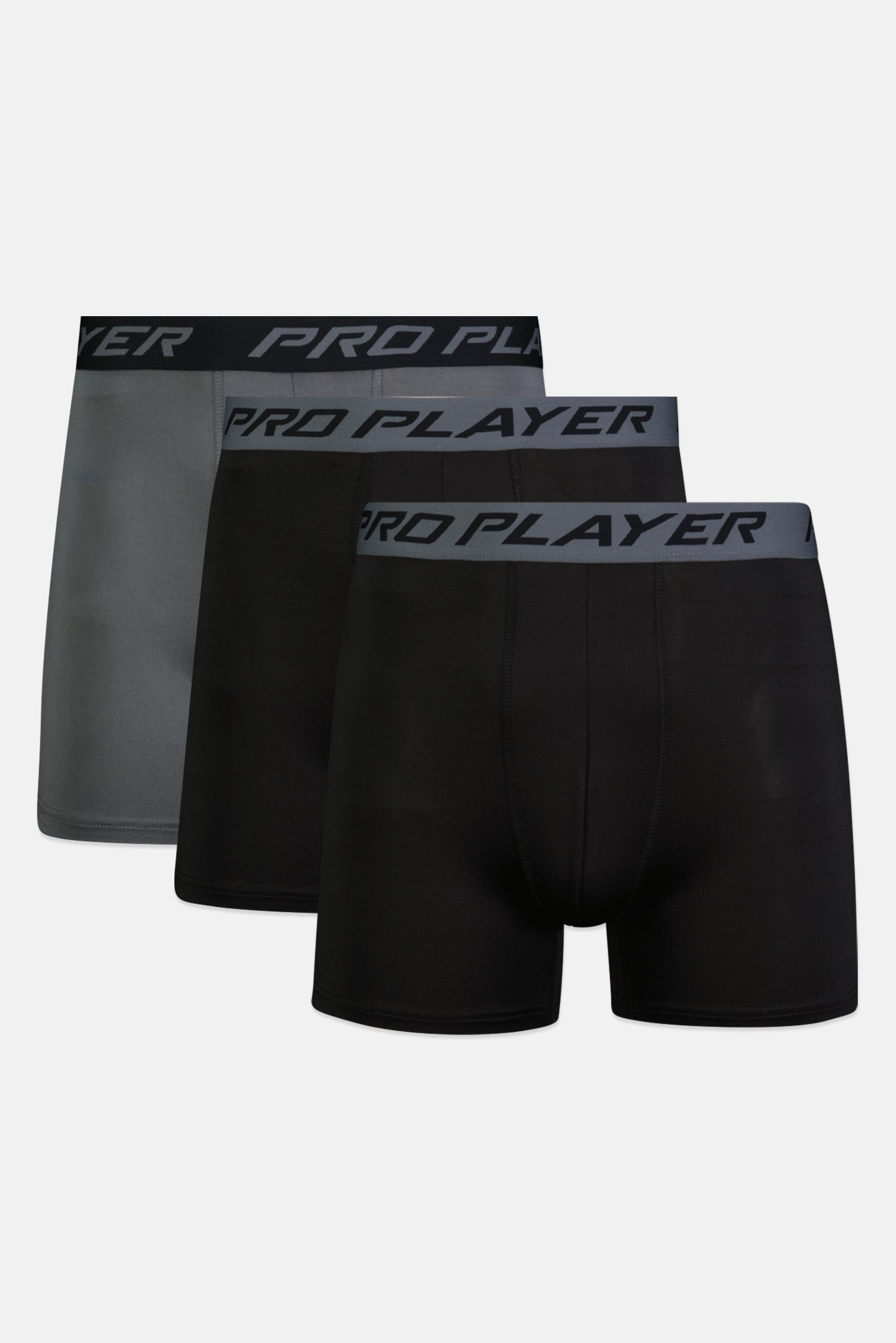 Buy Pro Player Men 3 Pack Brand logo Boxer Brief, Multicolor Online ...