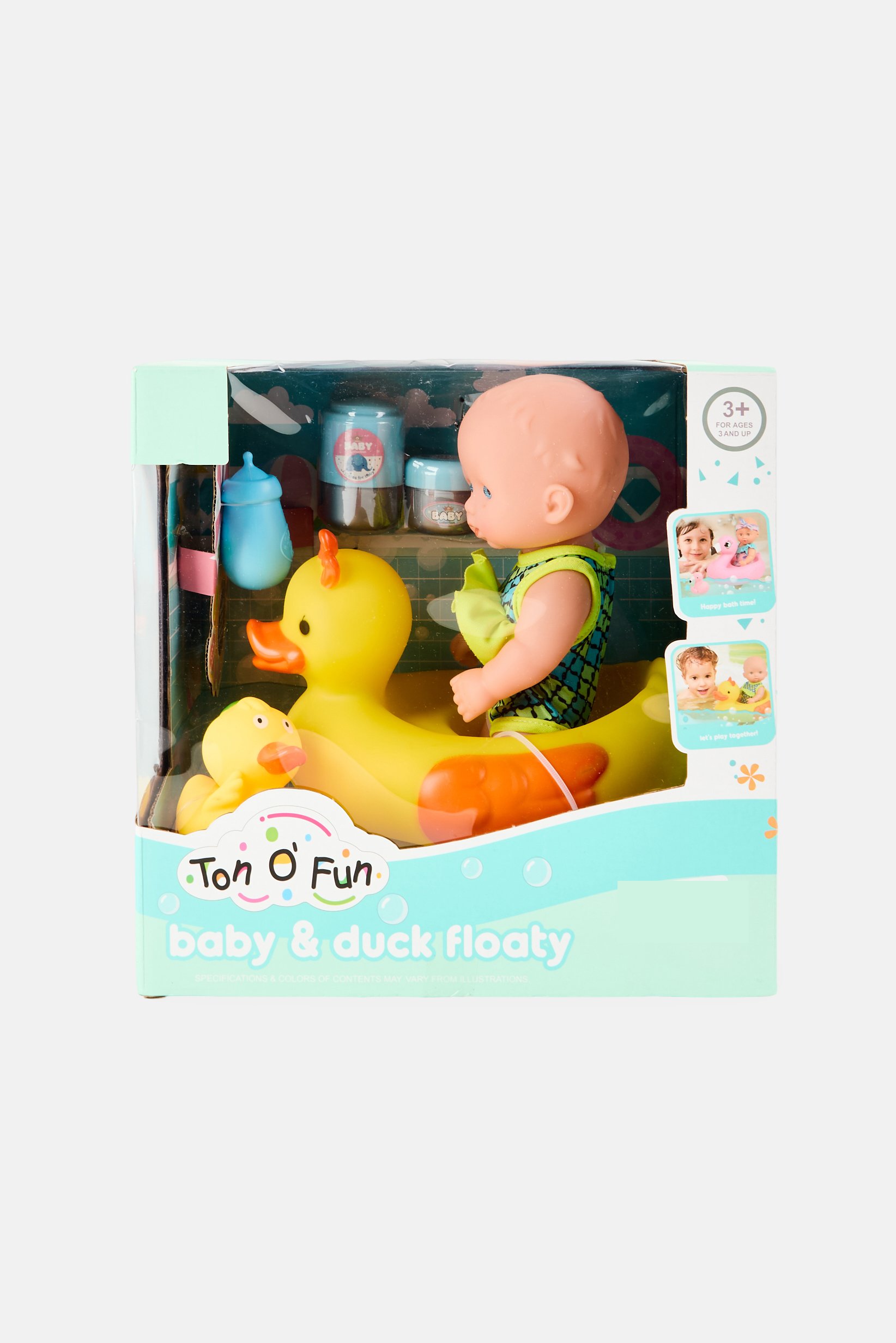 Baby And Duck Floaty Bath Toy