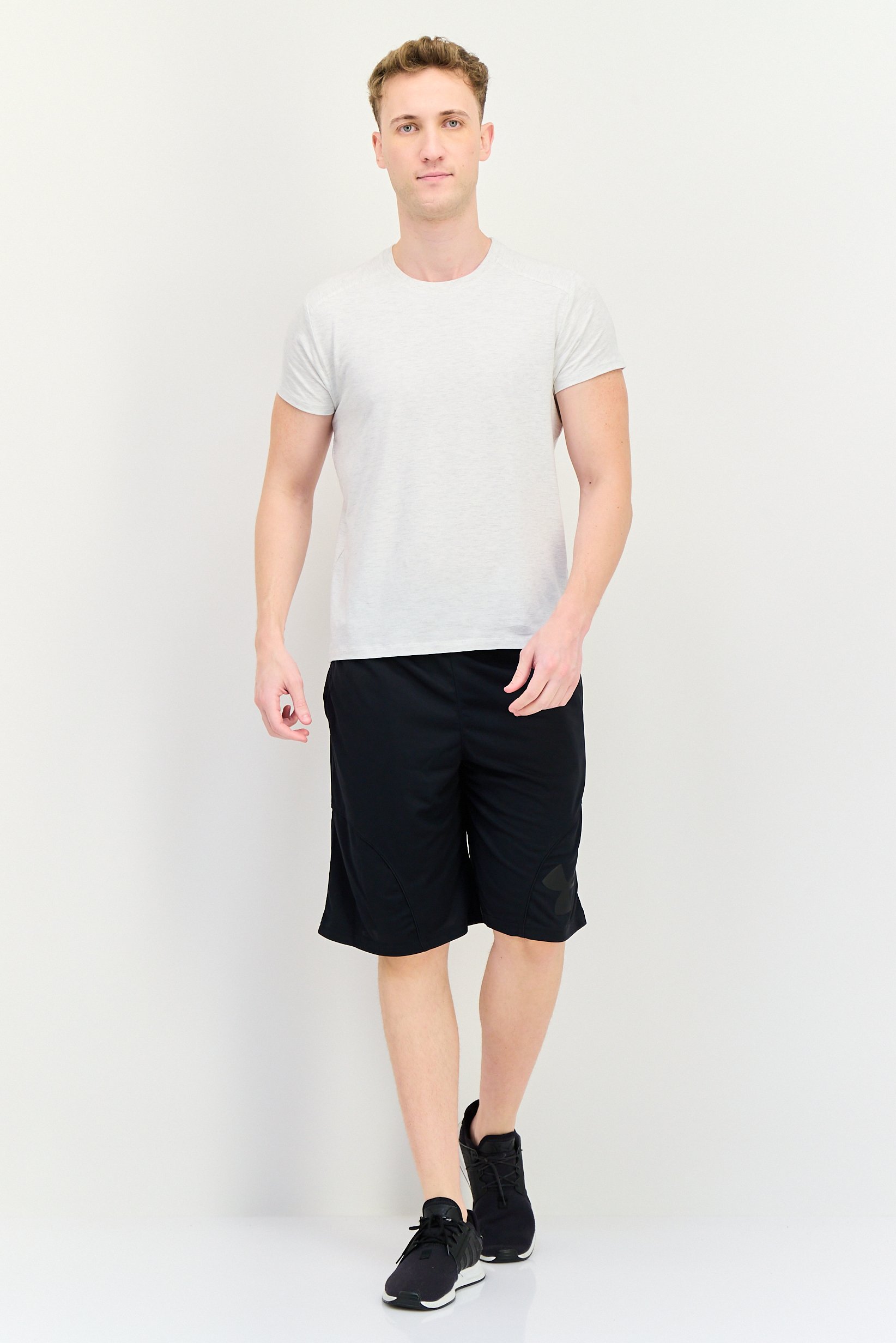 Men Sportswear Fit Training Shorts, Black