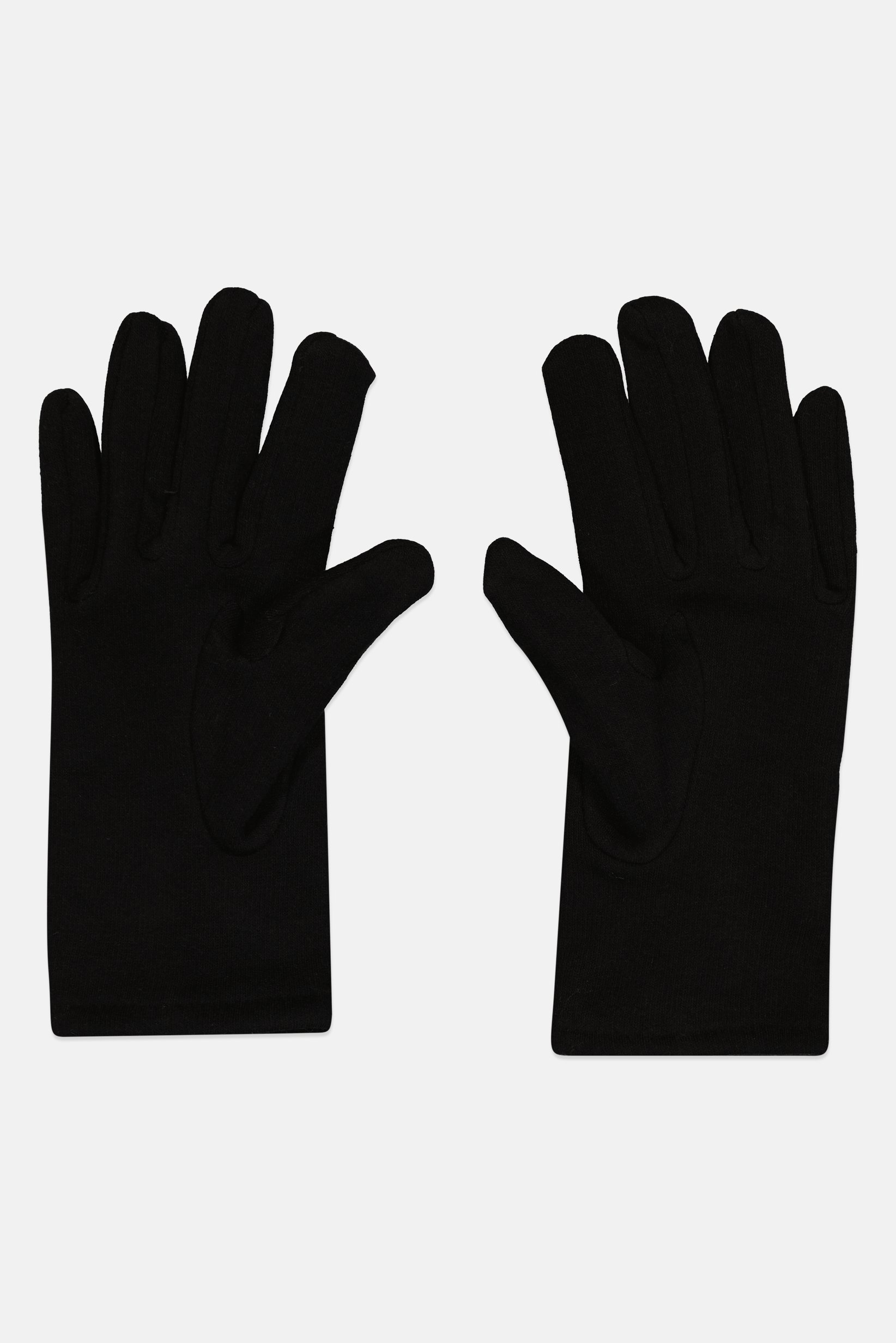 Women 1 Pair Solid Gloves, Black