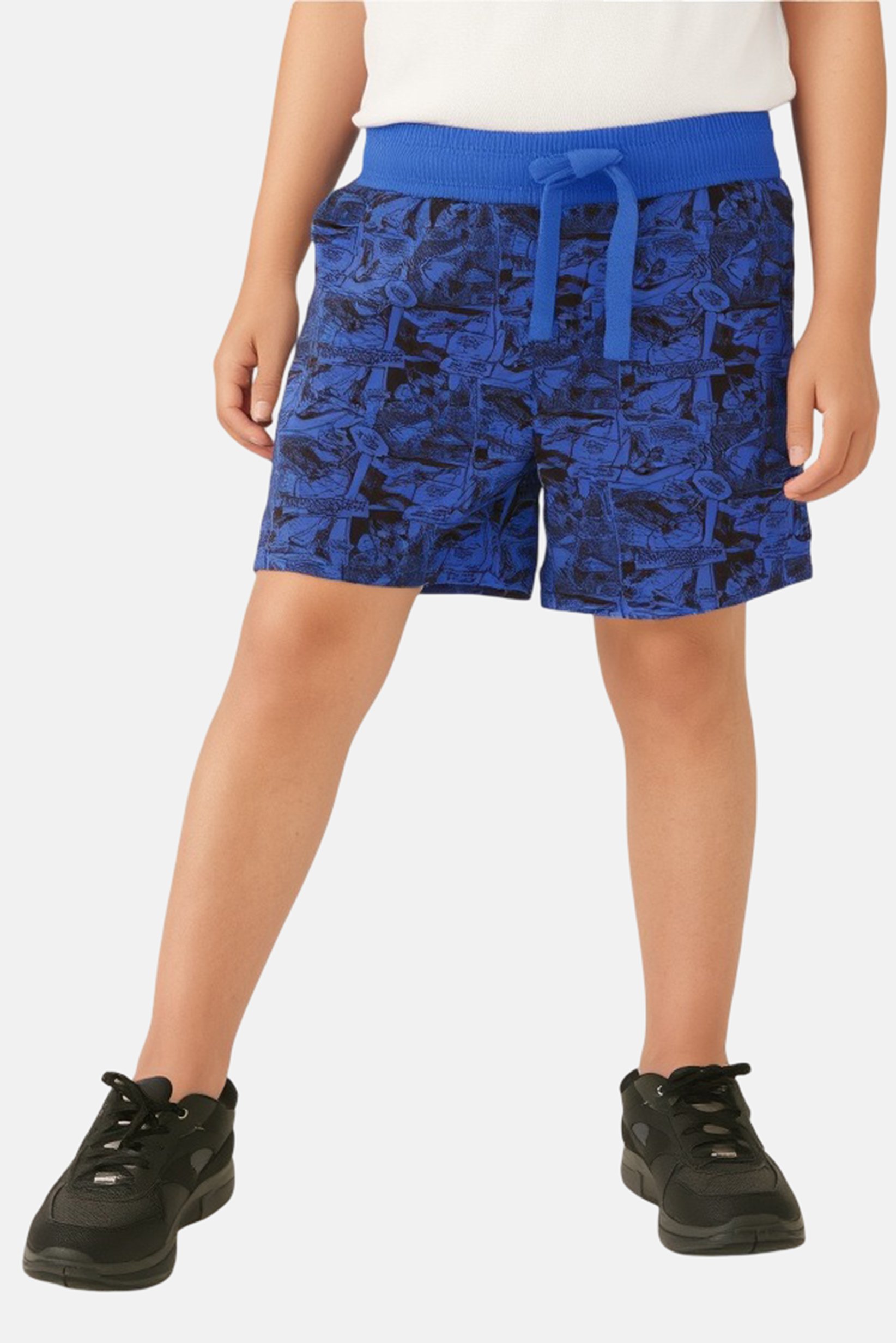 Buy Hamleys Hamleys x Marvel Toddlers Boy Graphic Print Basic Shorts ...