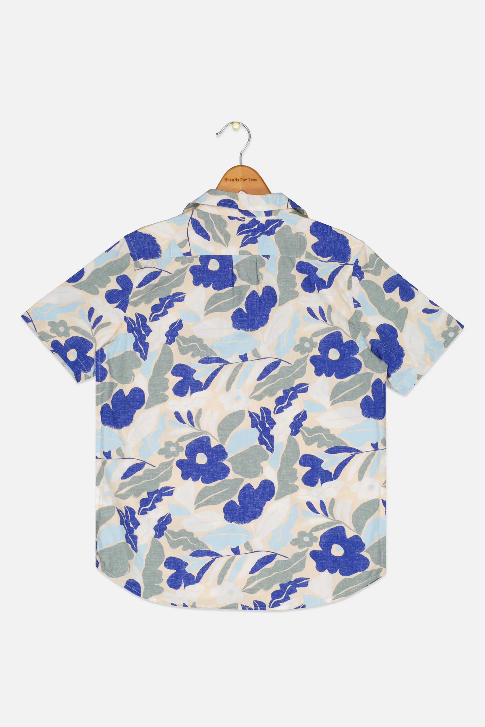 Kids Boy Allover Print Short Sleeve Casual Shirt, Multicolor