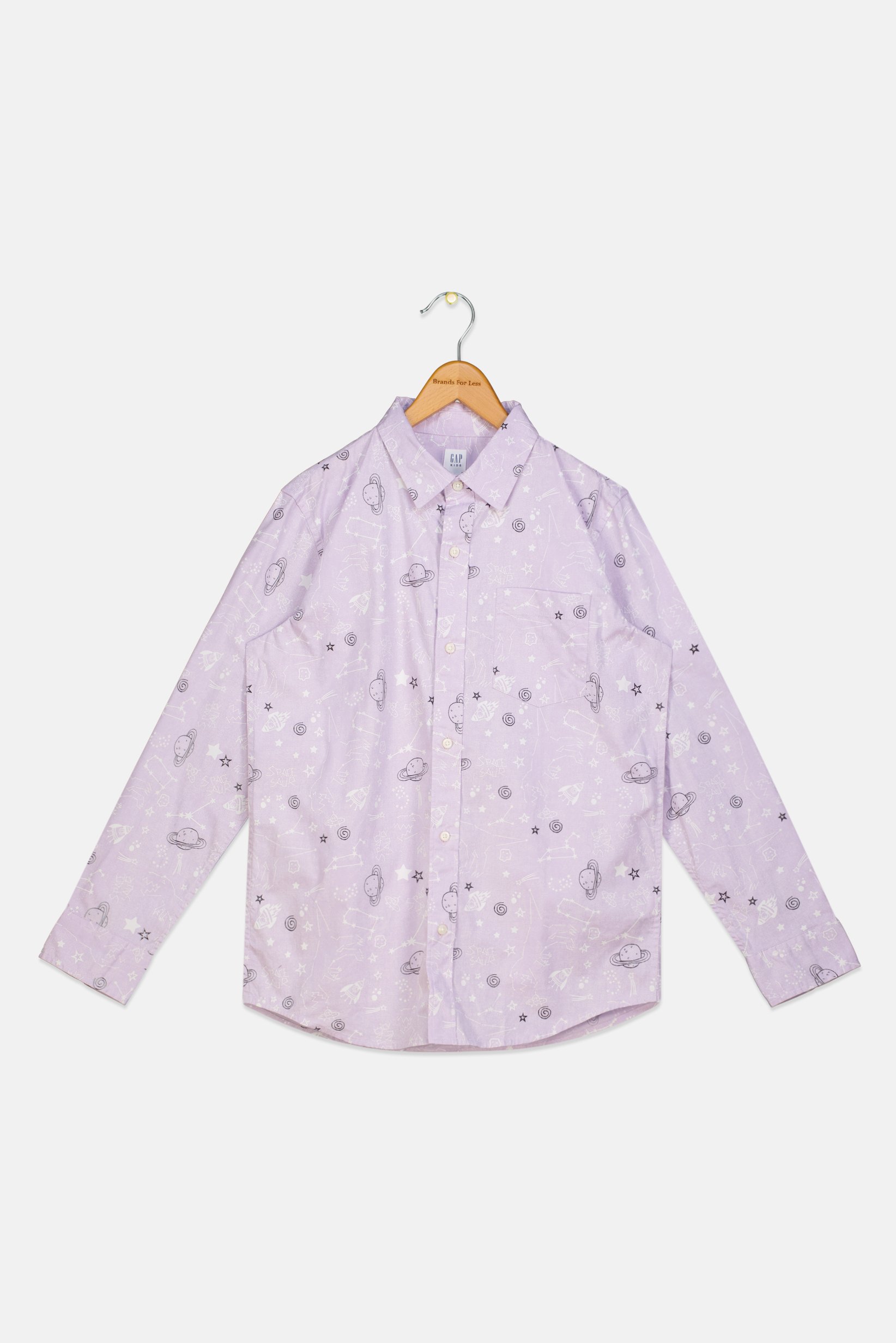 Kids Boy Graphic Print Long Sleeves Shirt, Multicolor