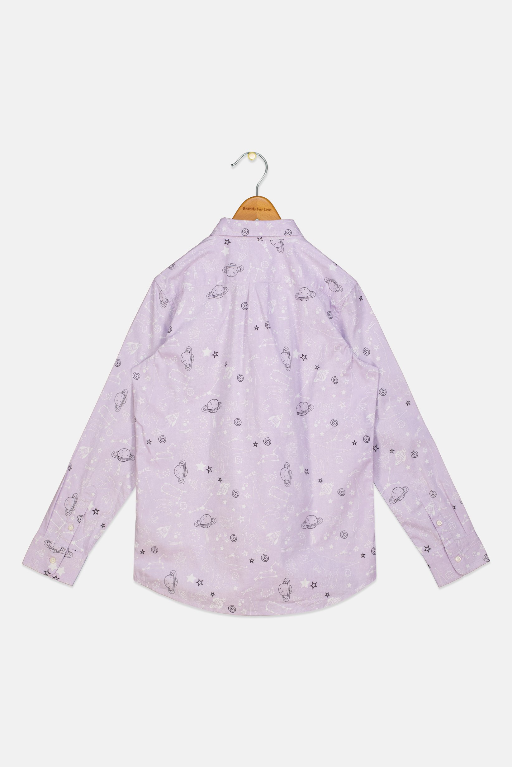 Kids Boy Graphic Print Long Sleeves Shirt, Multicolor