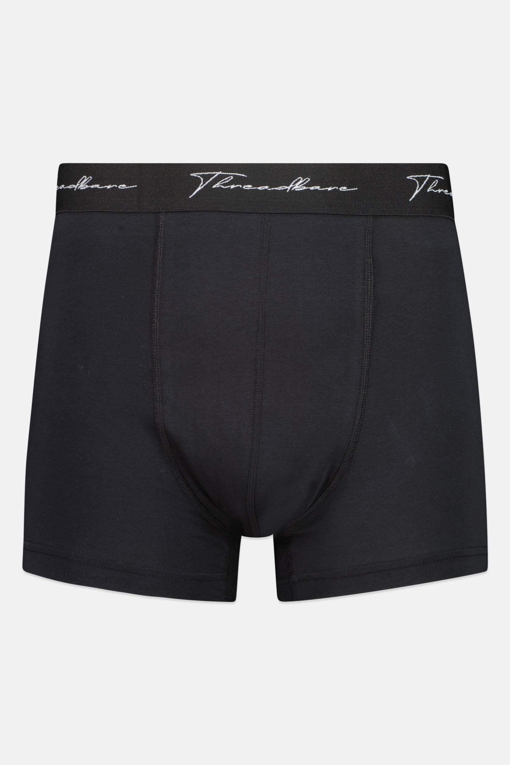 Buy Threadbare Men 3 Pieces Brand Logo Boxers, Black Online | Brands ...