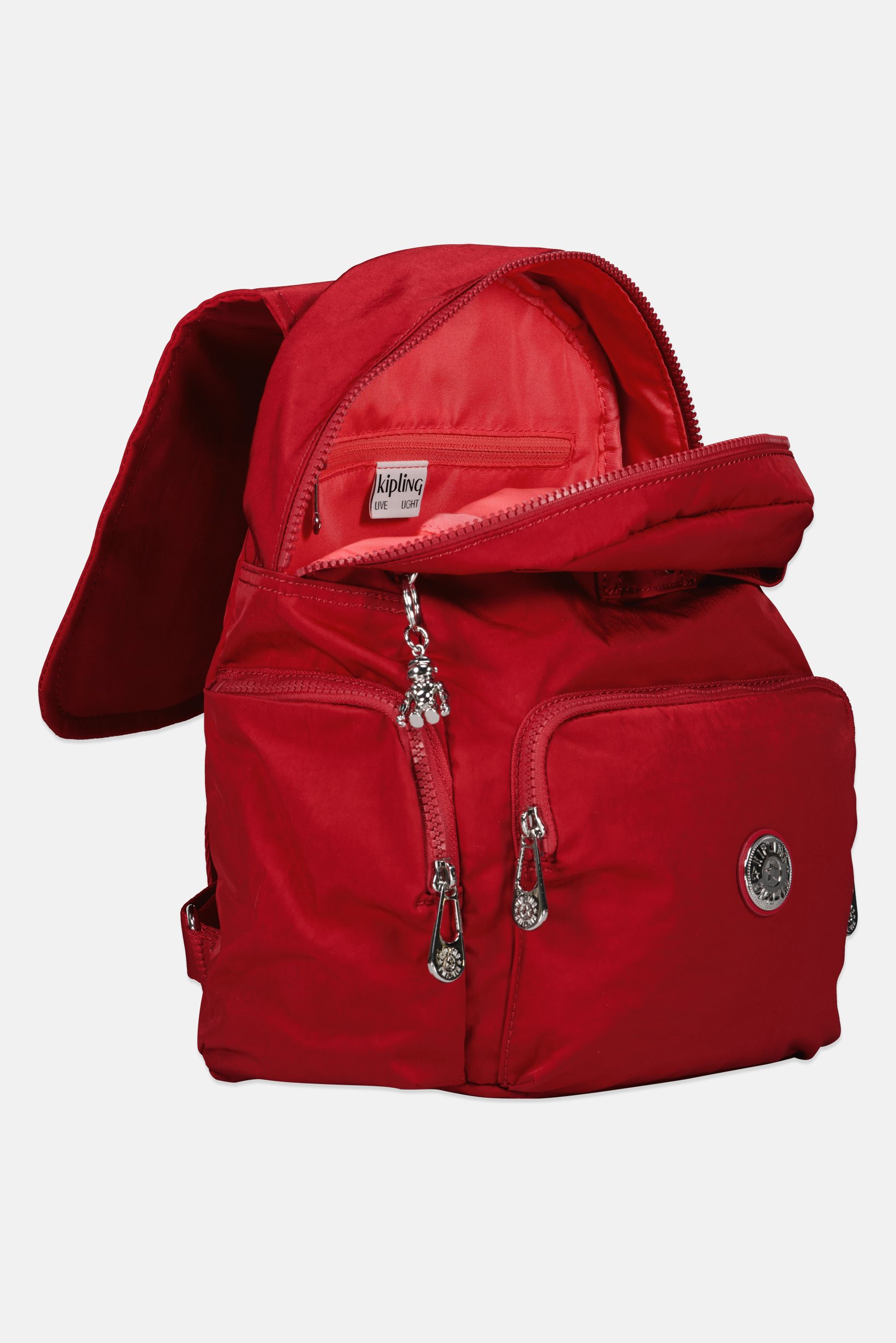 Buy Kipling Women City Zip Brand Logo Backpacks, Red Online | Brands ...