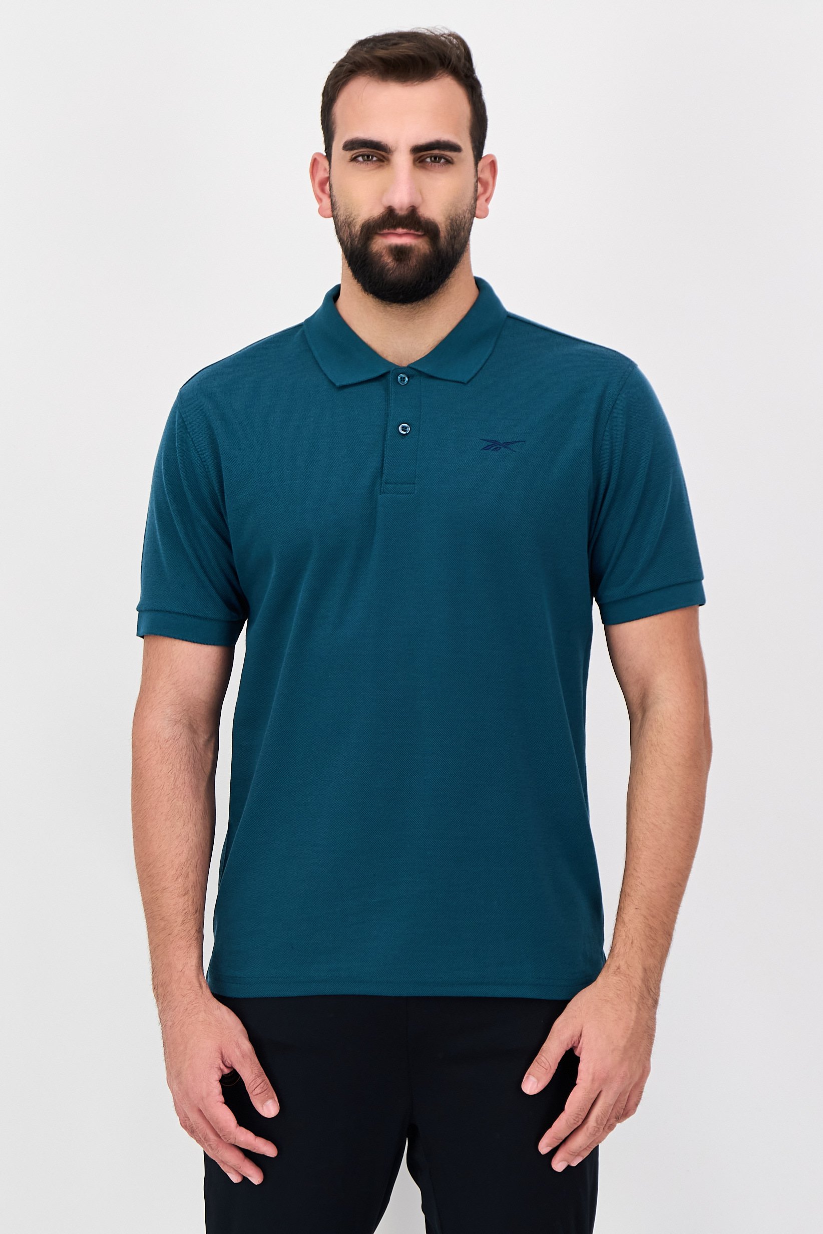Men Sportswear Fit Short Sleeve Outdoor Polo Shirt, Green
