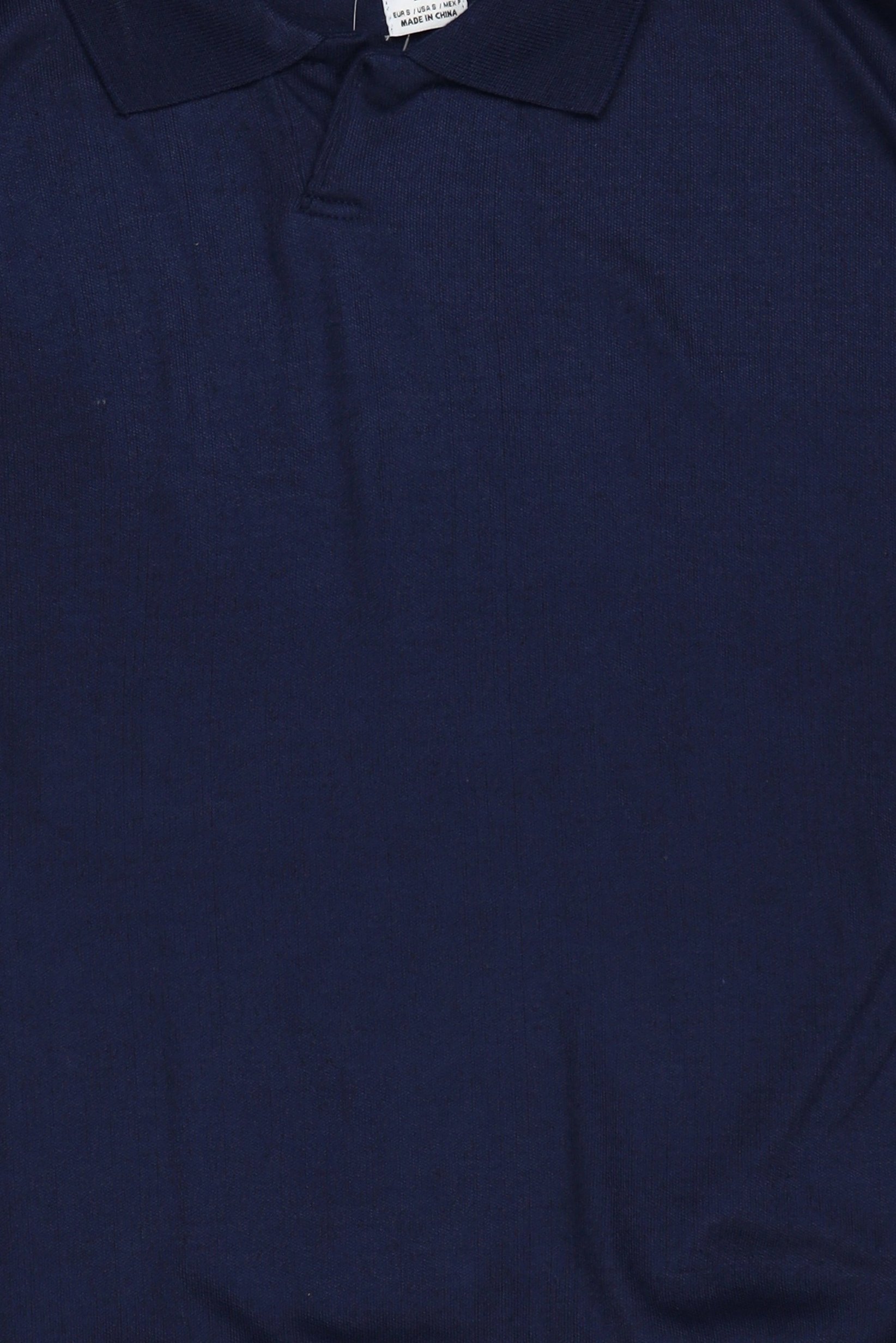 Men Spread Collar Knitted Sweater, Dark Navy