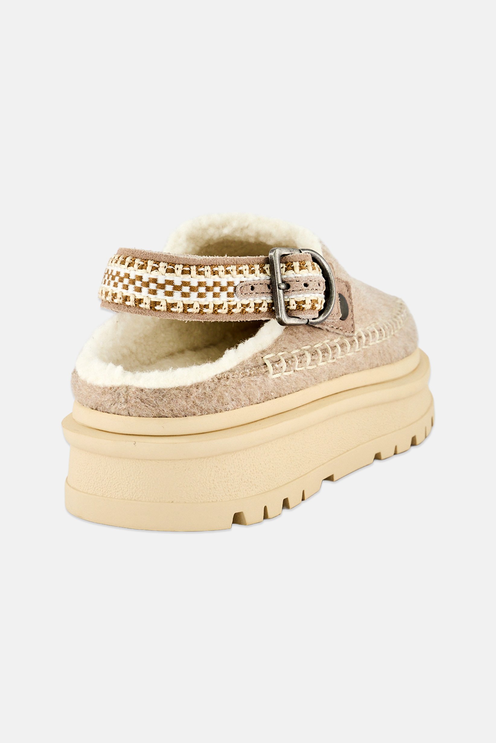 Women Mirellie Adjustable Buckle Clogs, Taupe