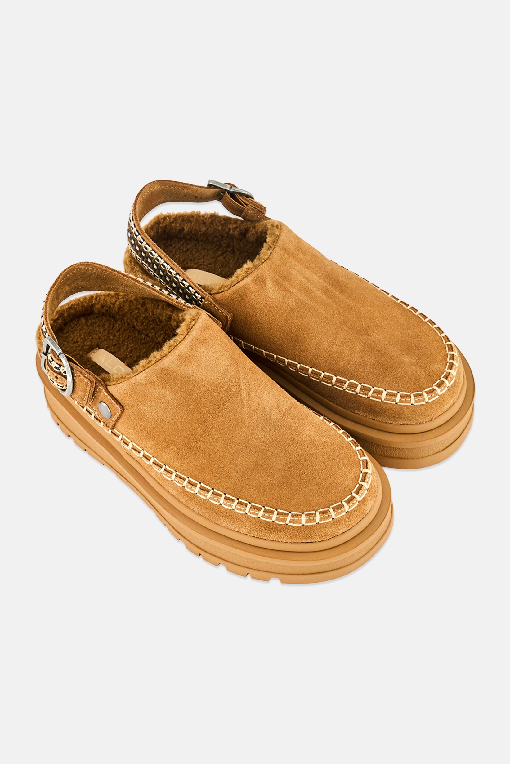 Women Mirellie Adjustable Buckle Clogs, Brown
