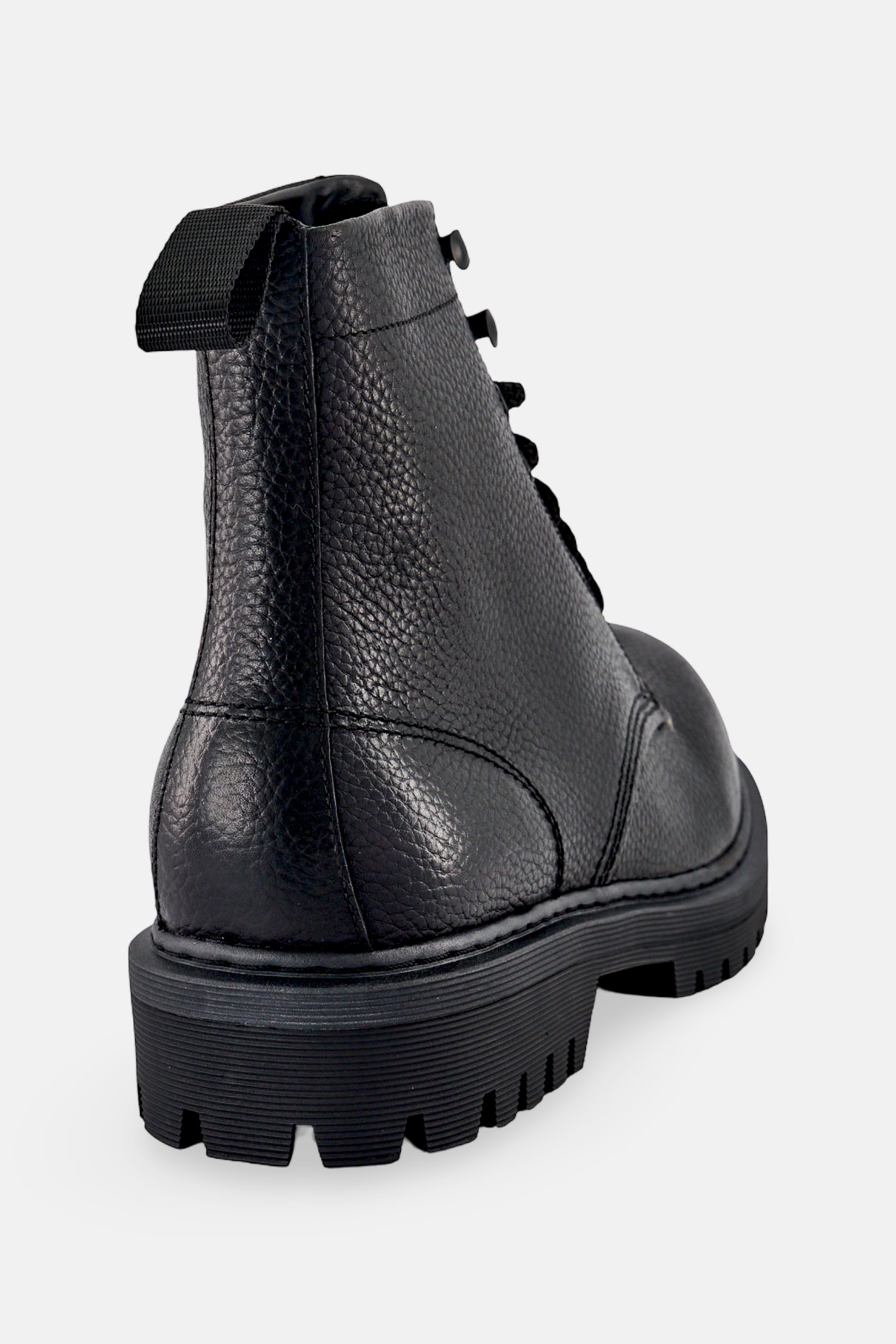 Men Doublezero Lace Up Ankle Boots, Black