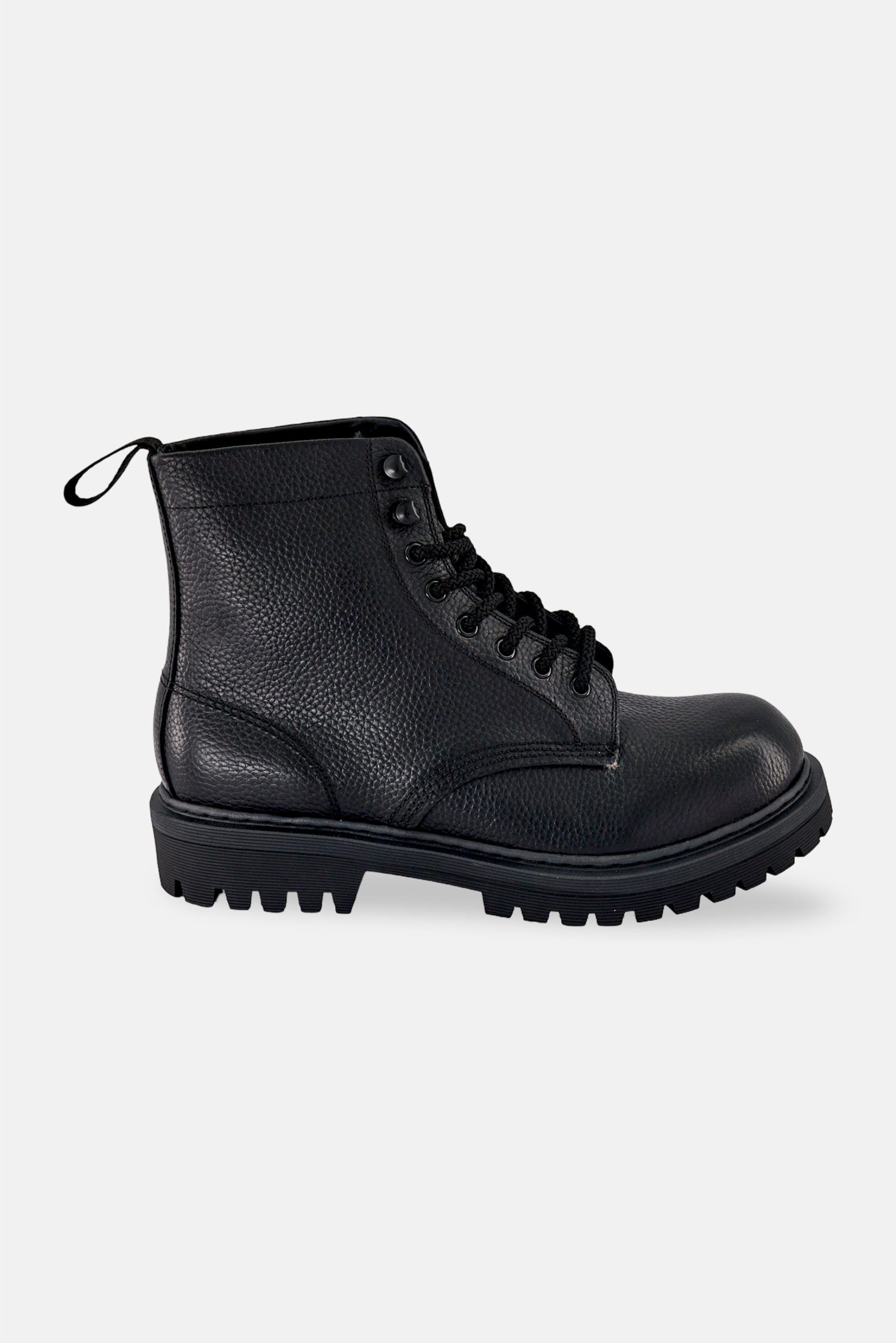 Men Doublezero Lace Up Ankle Boots, Black