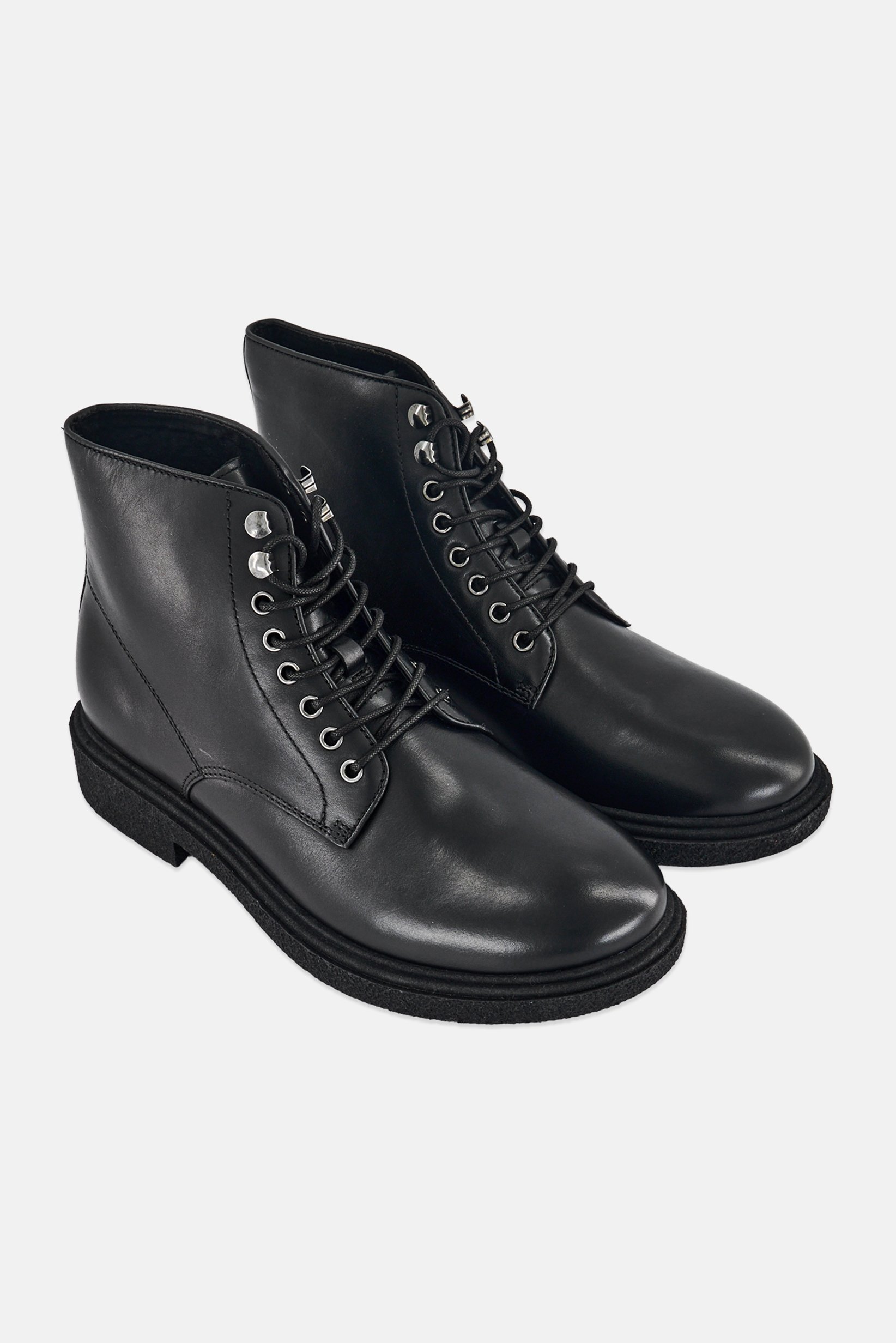 Men Waltonn Lace Up Ankle Boots, Black