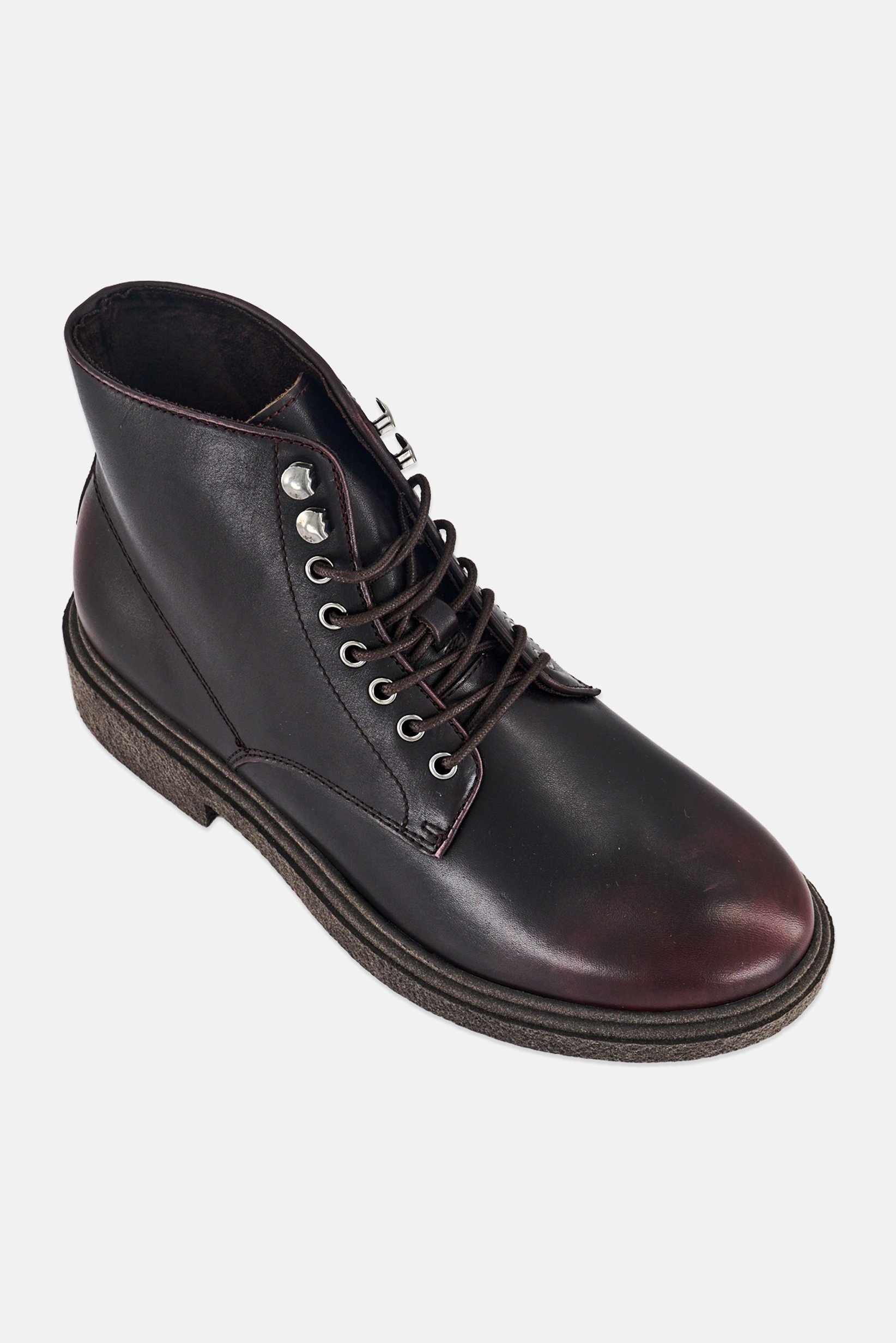 Men Waltonn Lace Up Ankle Boots, Dark Brown