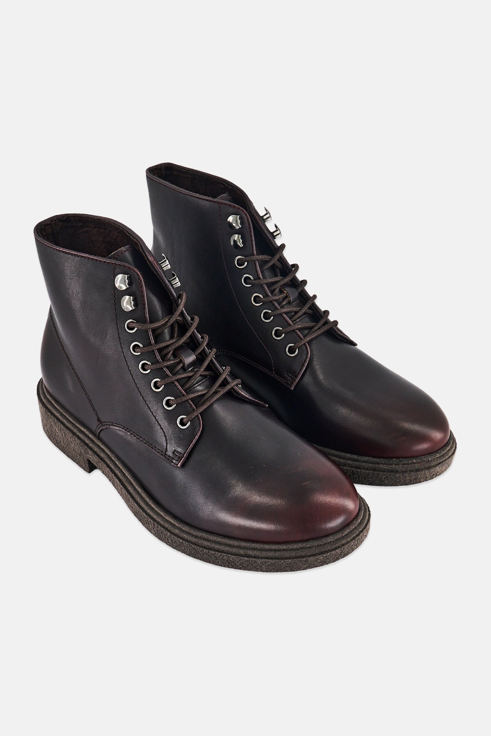 Men Waltonn Lace Up Ankle Boots, Dark Brown