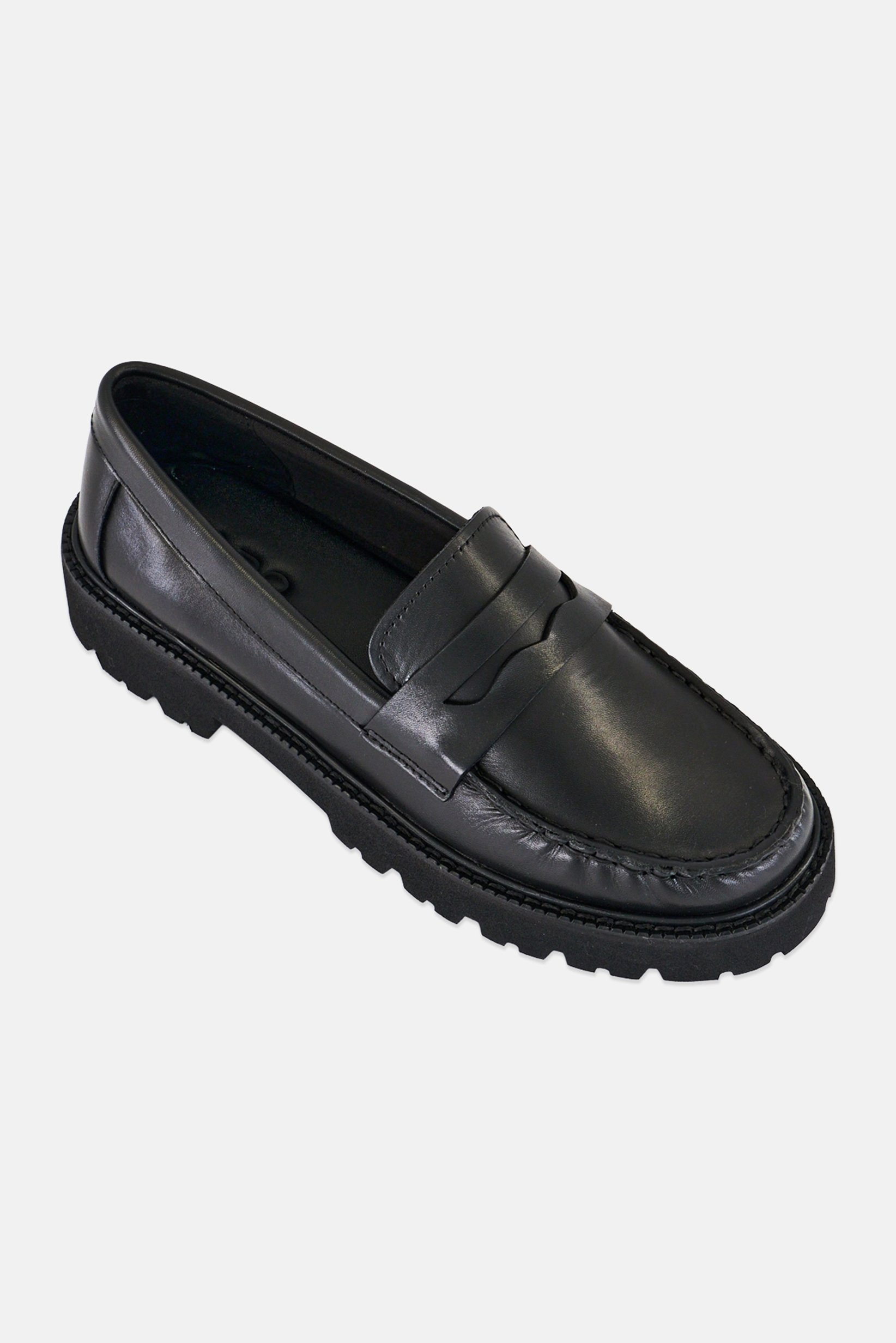 Women Marguenat-In Slip On Loafer Shoes, Black