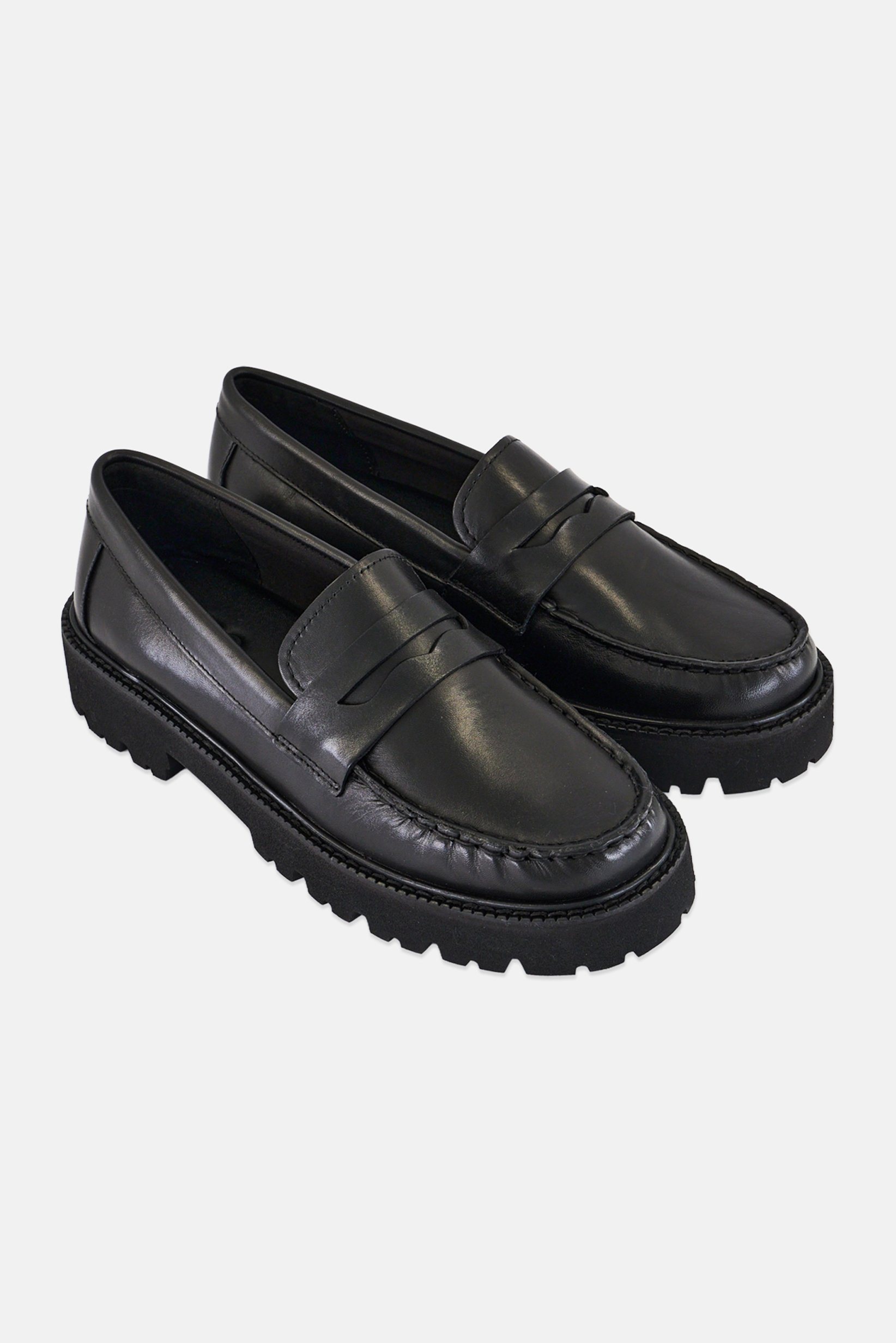 Women Marguenat-In Slip On Loafer Shoes, Black