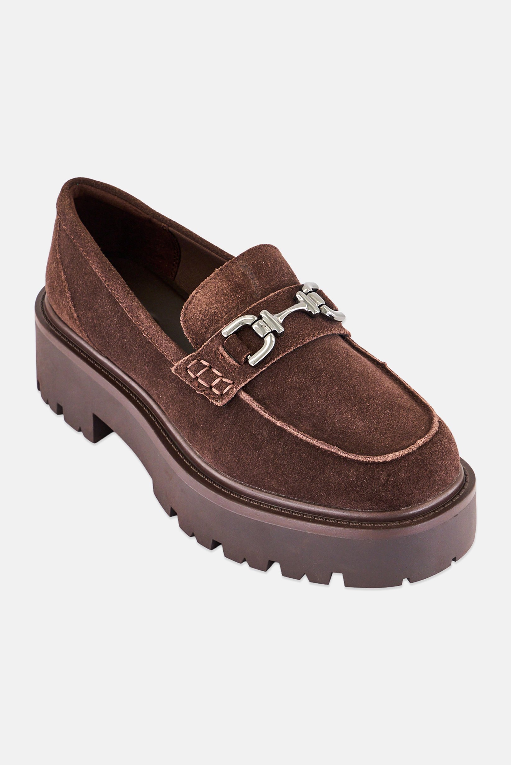 Women Oneameth Slip On Loafer Shoes, Brown