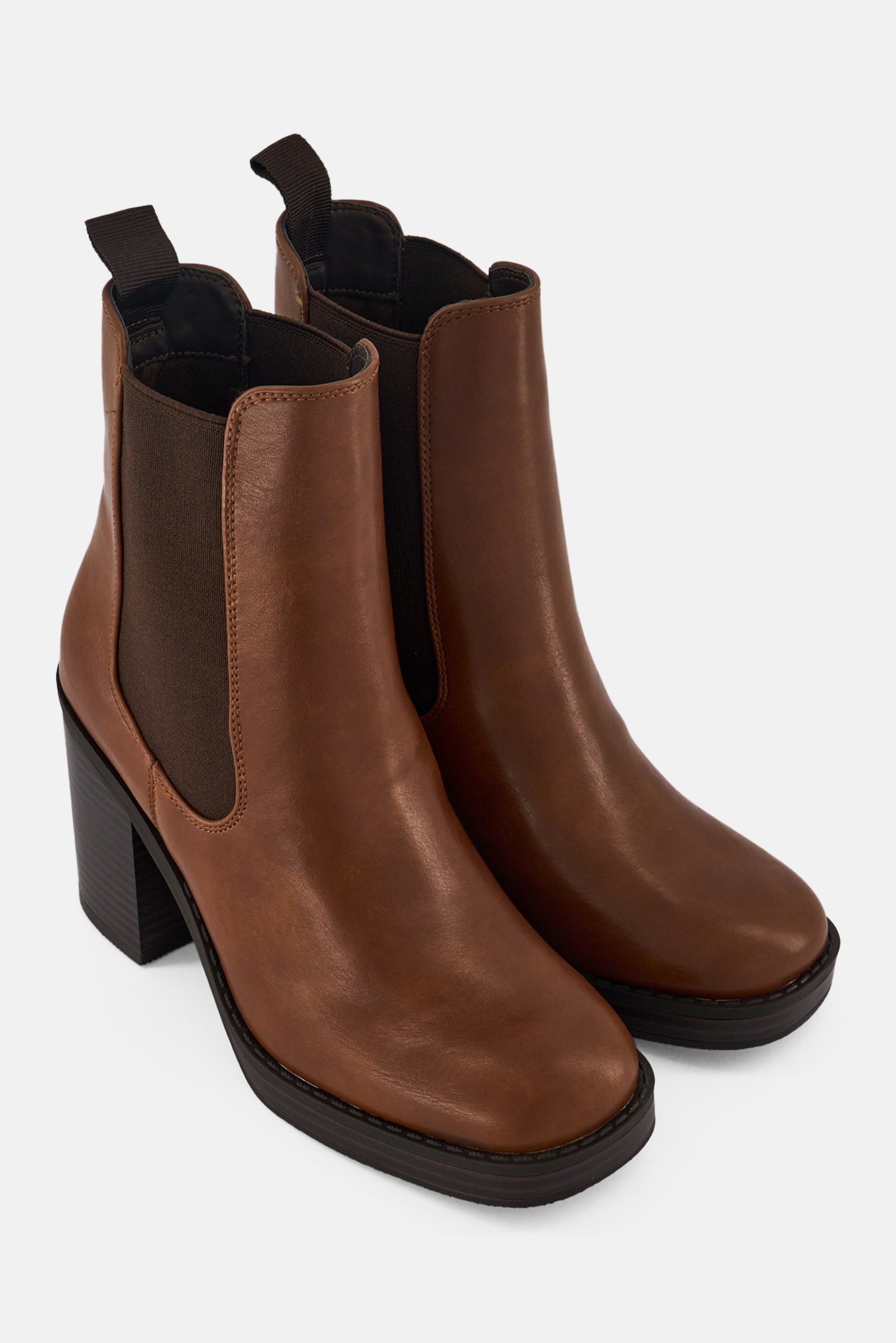 Women Elarah Slip On Ankle Boots, Brown