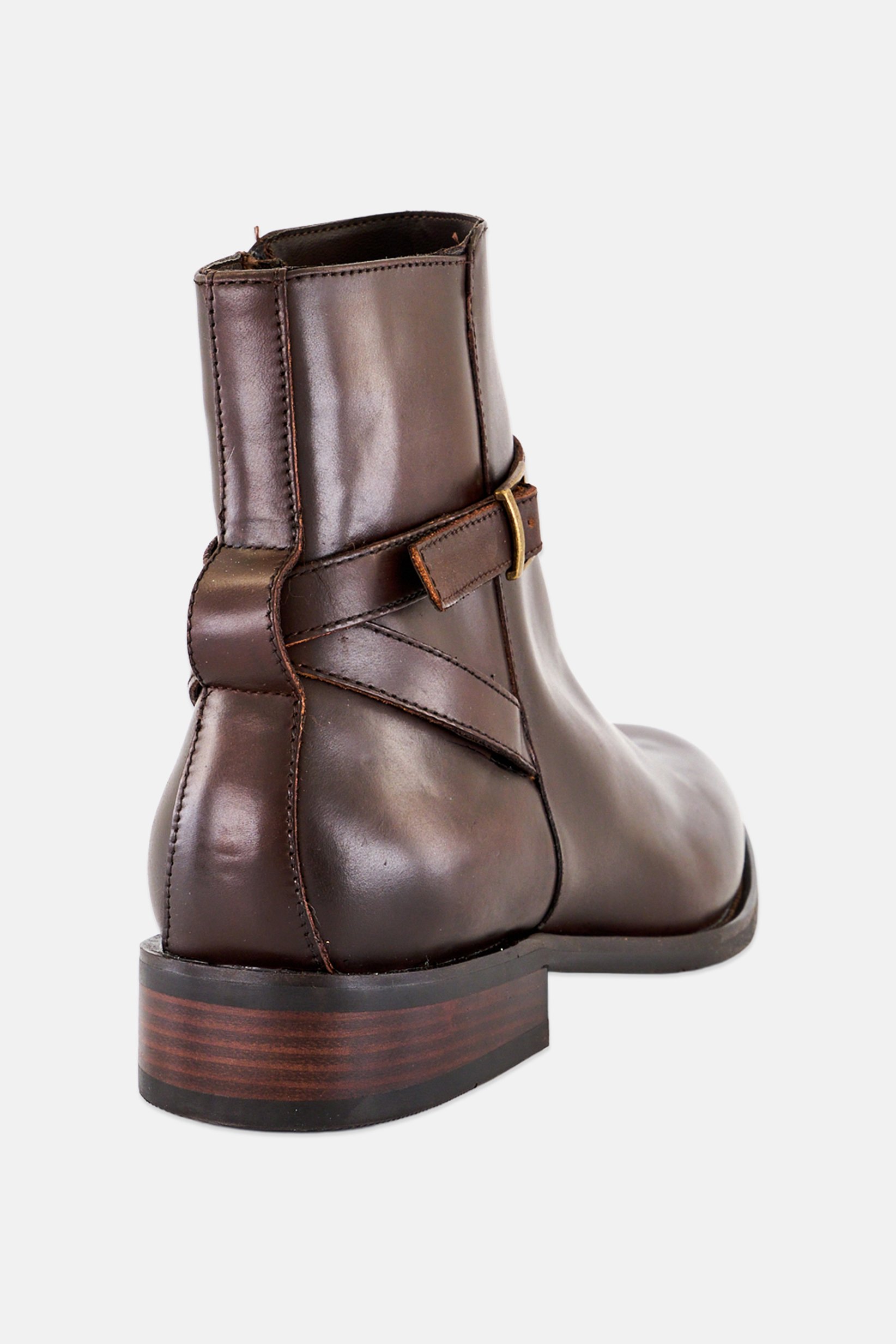 Women Visco Zipper Closure Ankle Boots, Brown