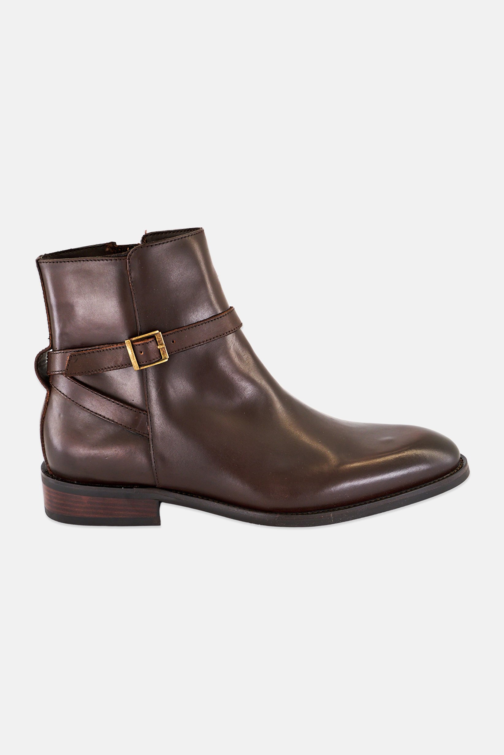 Women Visco Zipper Closure Ankle Boots, Brown