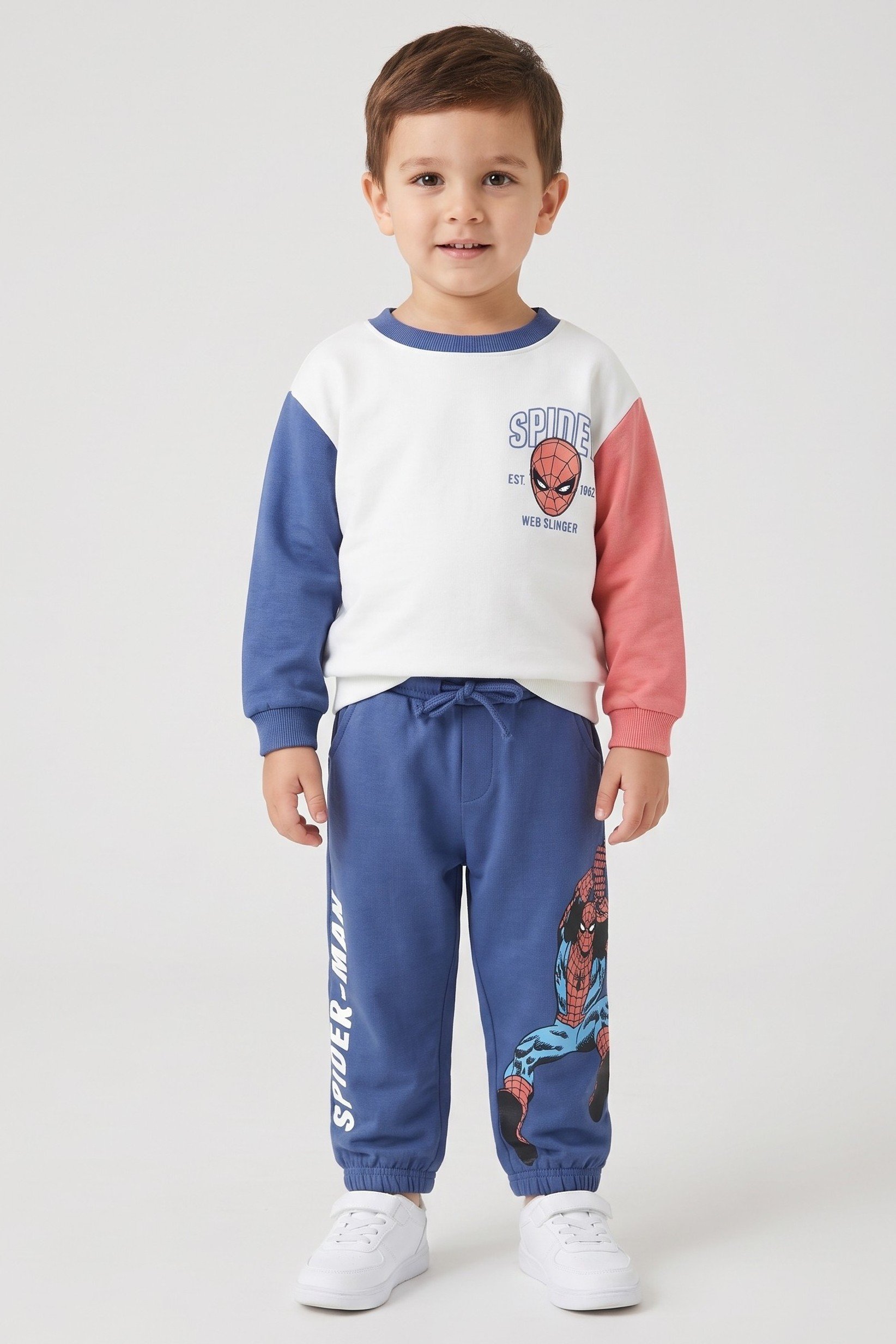 Toddlers Boy 2 Pcs Graphic Print Long Sleeve Sweashirt And Jogger Set, Multicolor