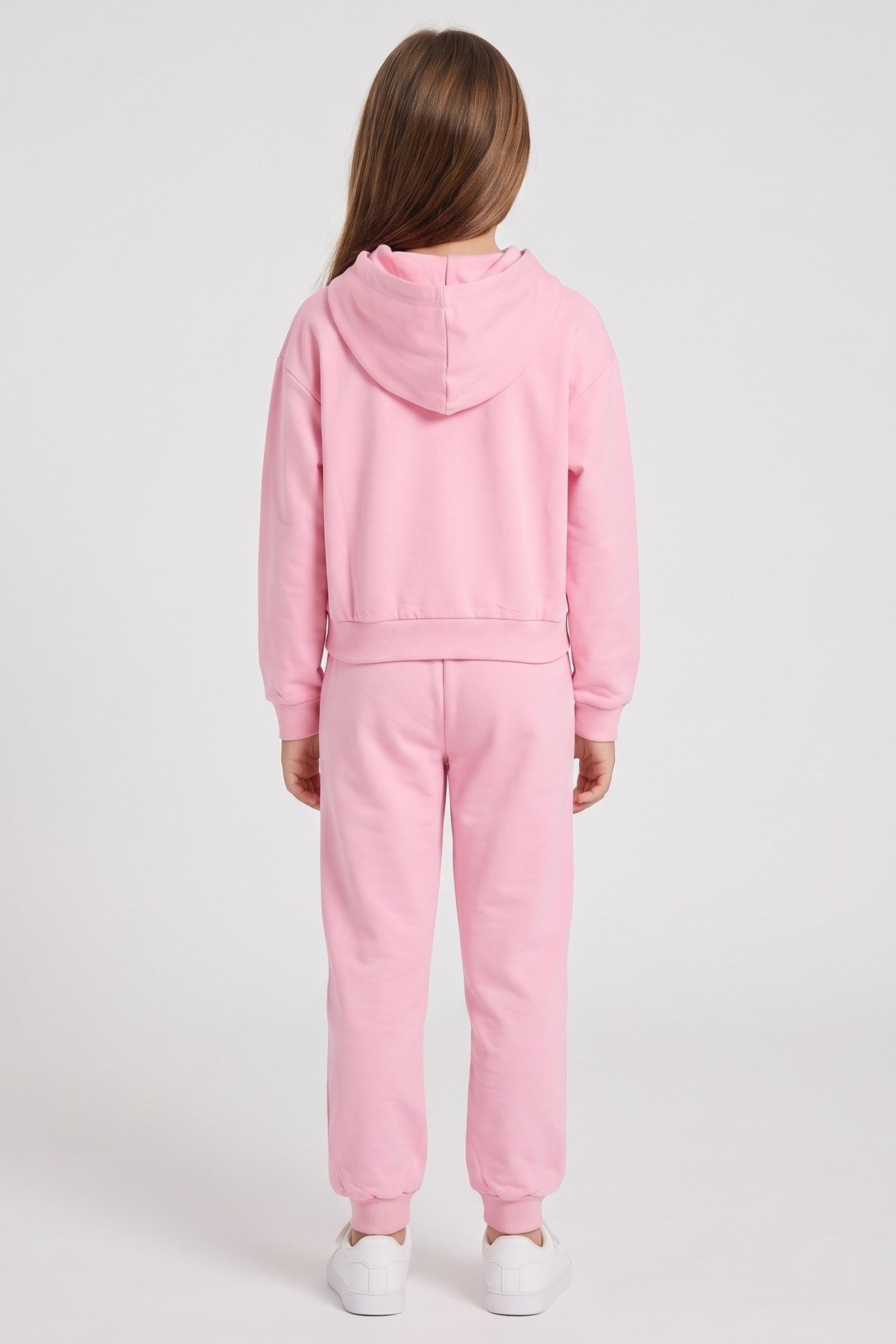Kids Girl 2 Pieces Hello Kitty And Friend Hoodie And Pants Set, Pink
