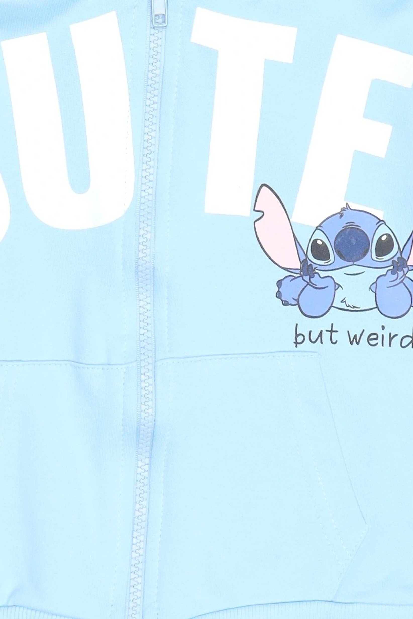 Disney x Lilo Stitch Toddlers Girl 2 Pieces Graphic Print Hoodie And Sweatpants Set, Multicolor
