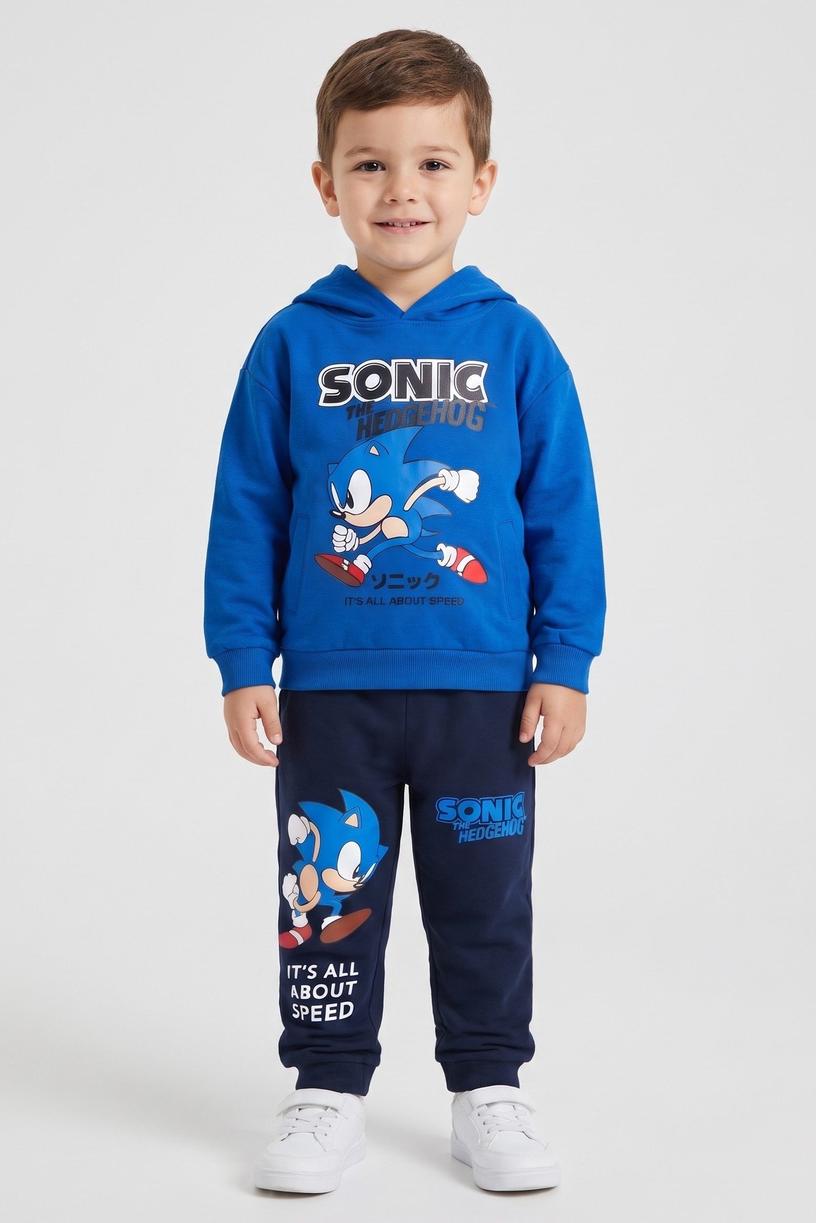Toddlers Boy 2 Pieces Graphic Print Long Sleeve Hoodie And Jogger Set, Multicolor