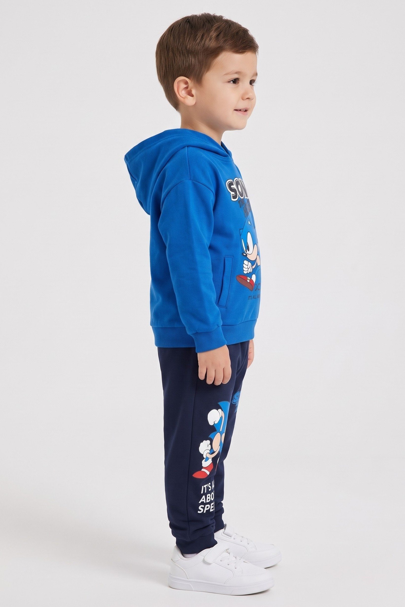Toddlers Boy 2 Pieces Graphic Print Long Sleeve Hoodie And Jogger Set, Multicolor