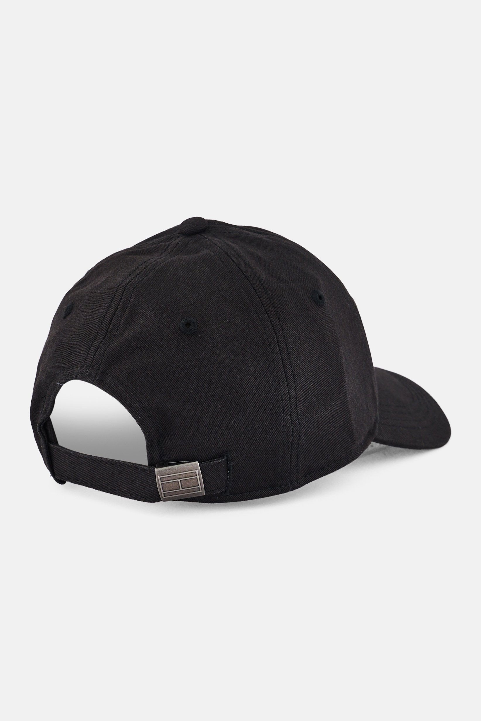 Men Embroidered Logo Cap, Black